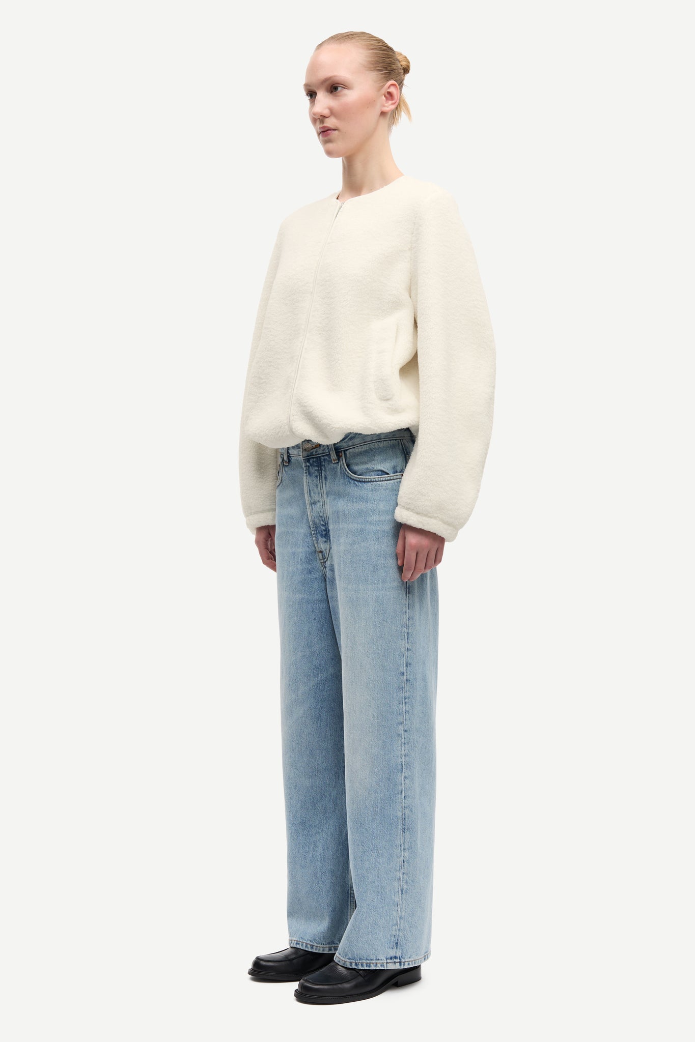 Saautumn jacket in clear cream