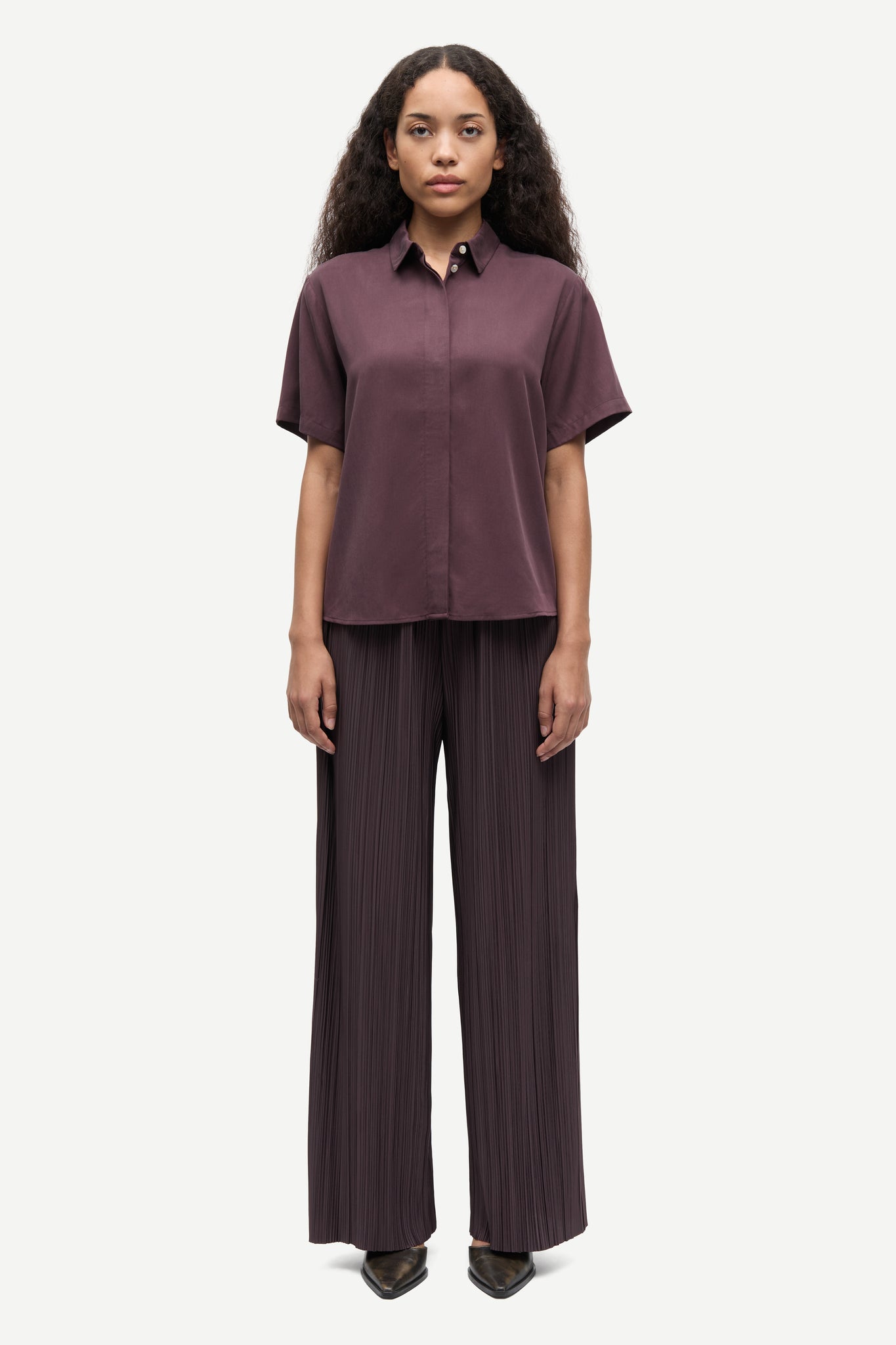 Uma trousers in black coffee