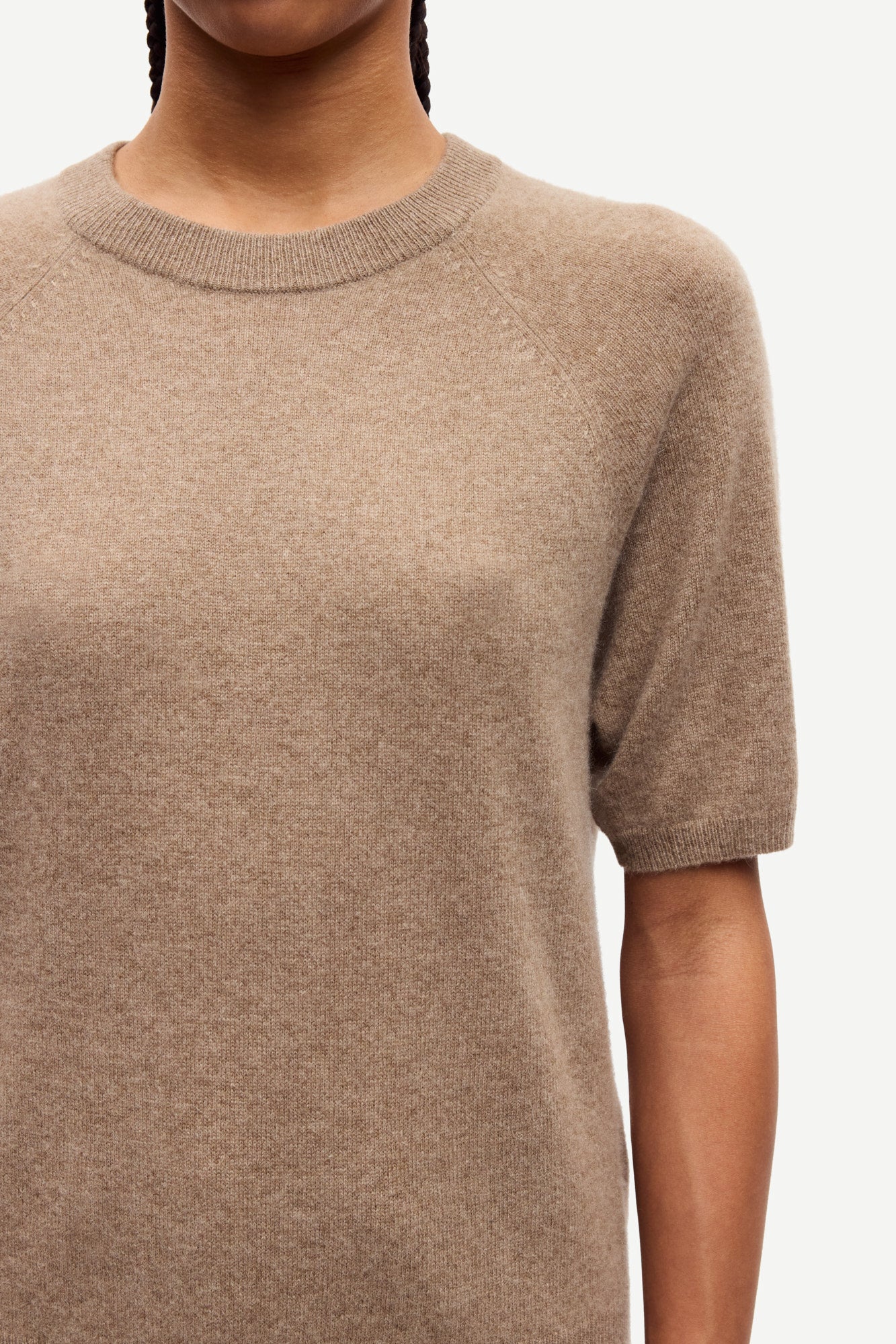 Saboston t-shirt in nature taupe