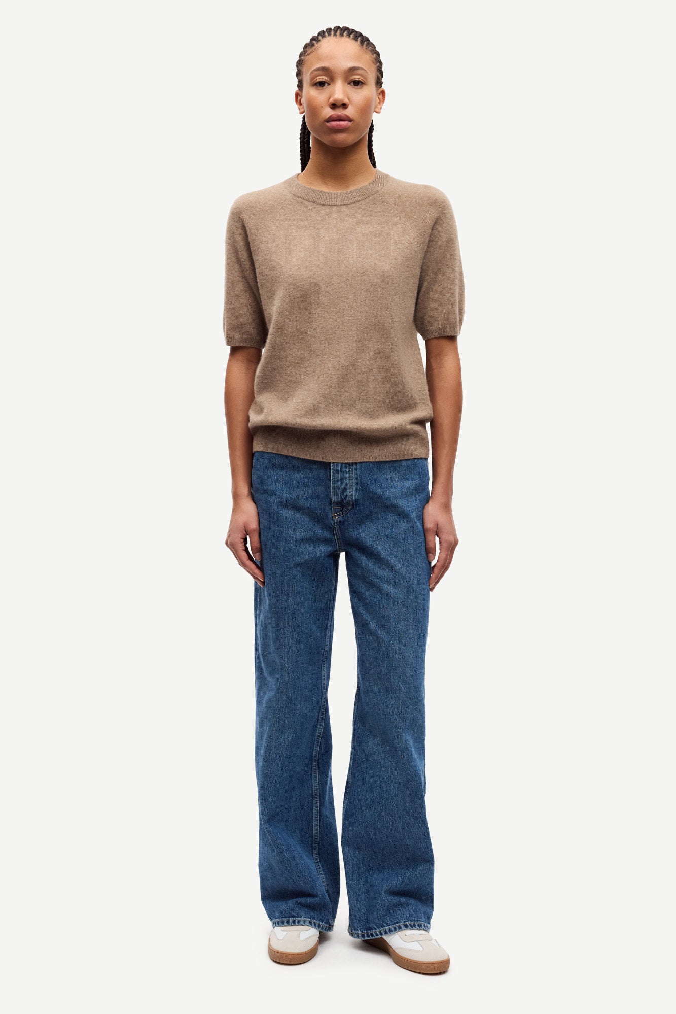 Saboston t-shirt in nature taupe