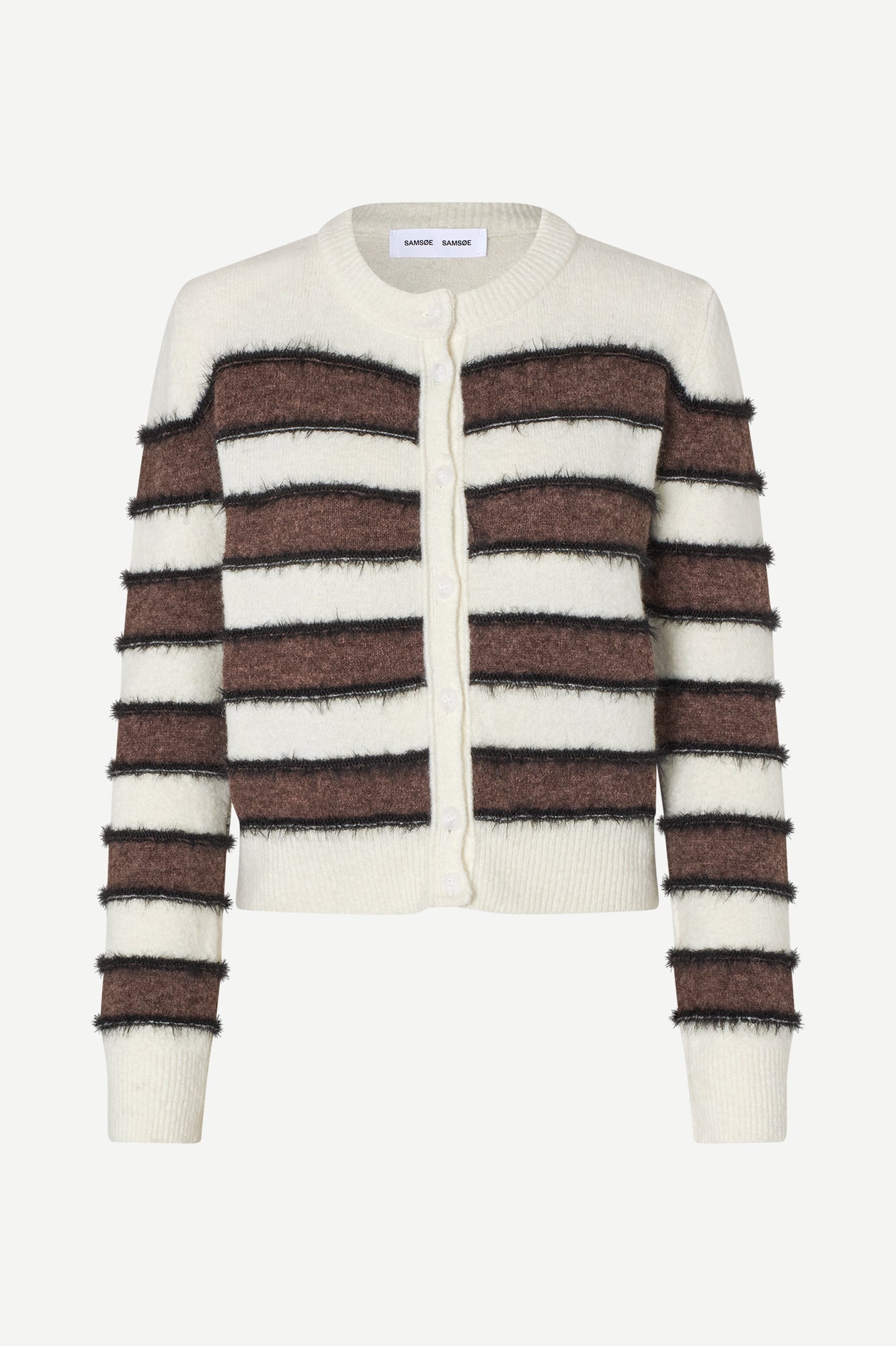 Sacian cardigan in black coffee st.