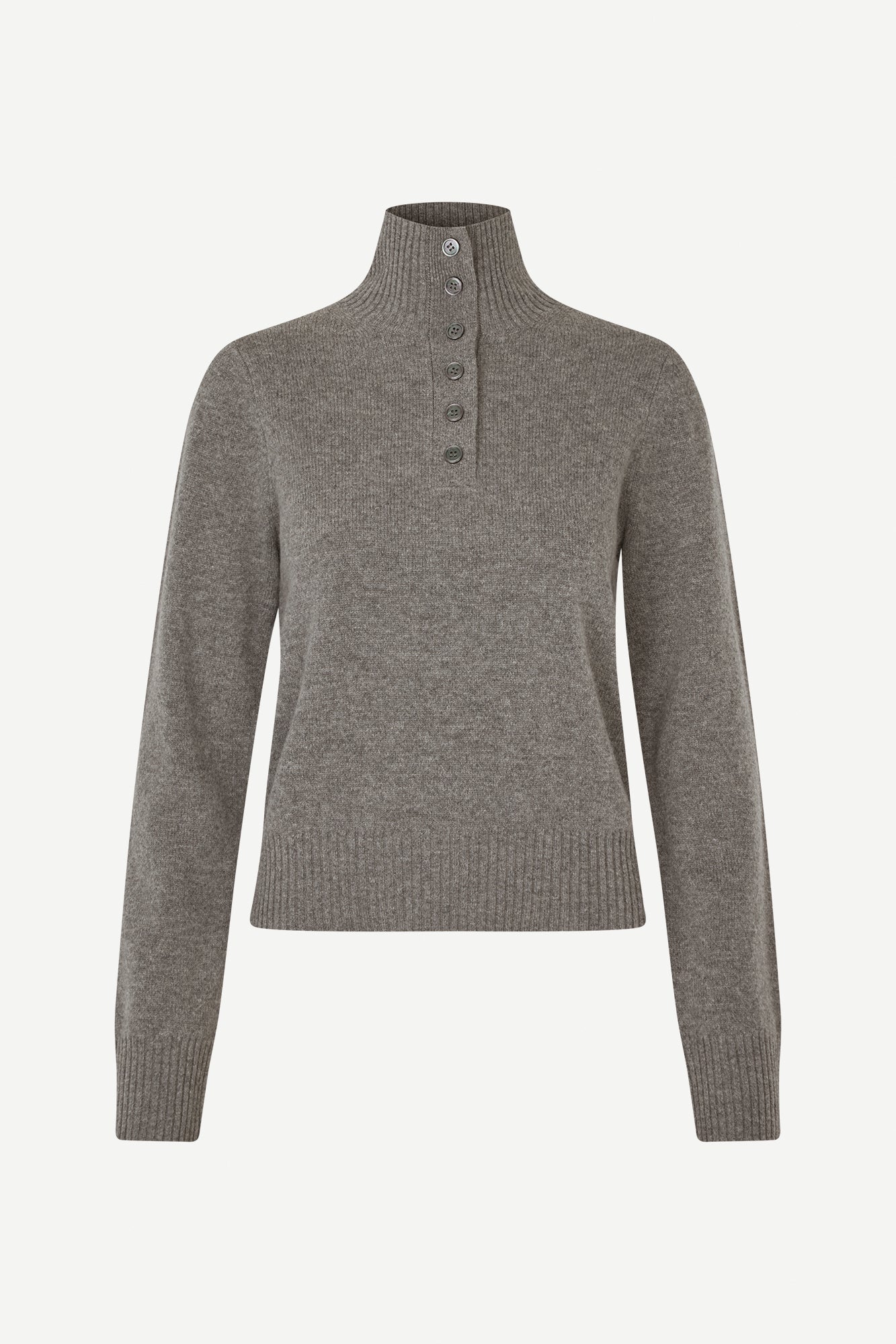 Saelif turtleneck in dark grey mel