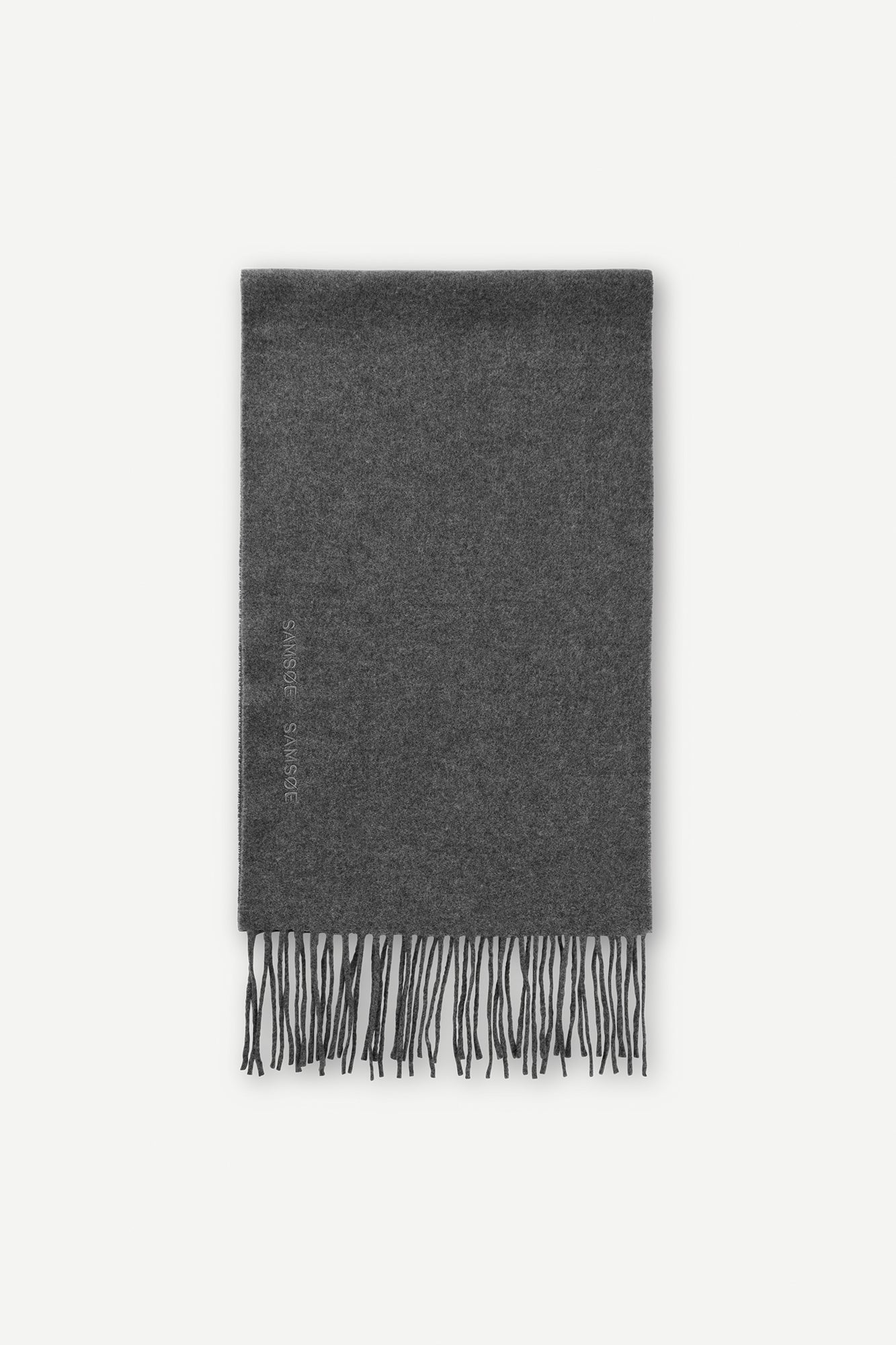 Sajolly scarf in grey mel.