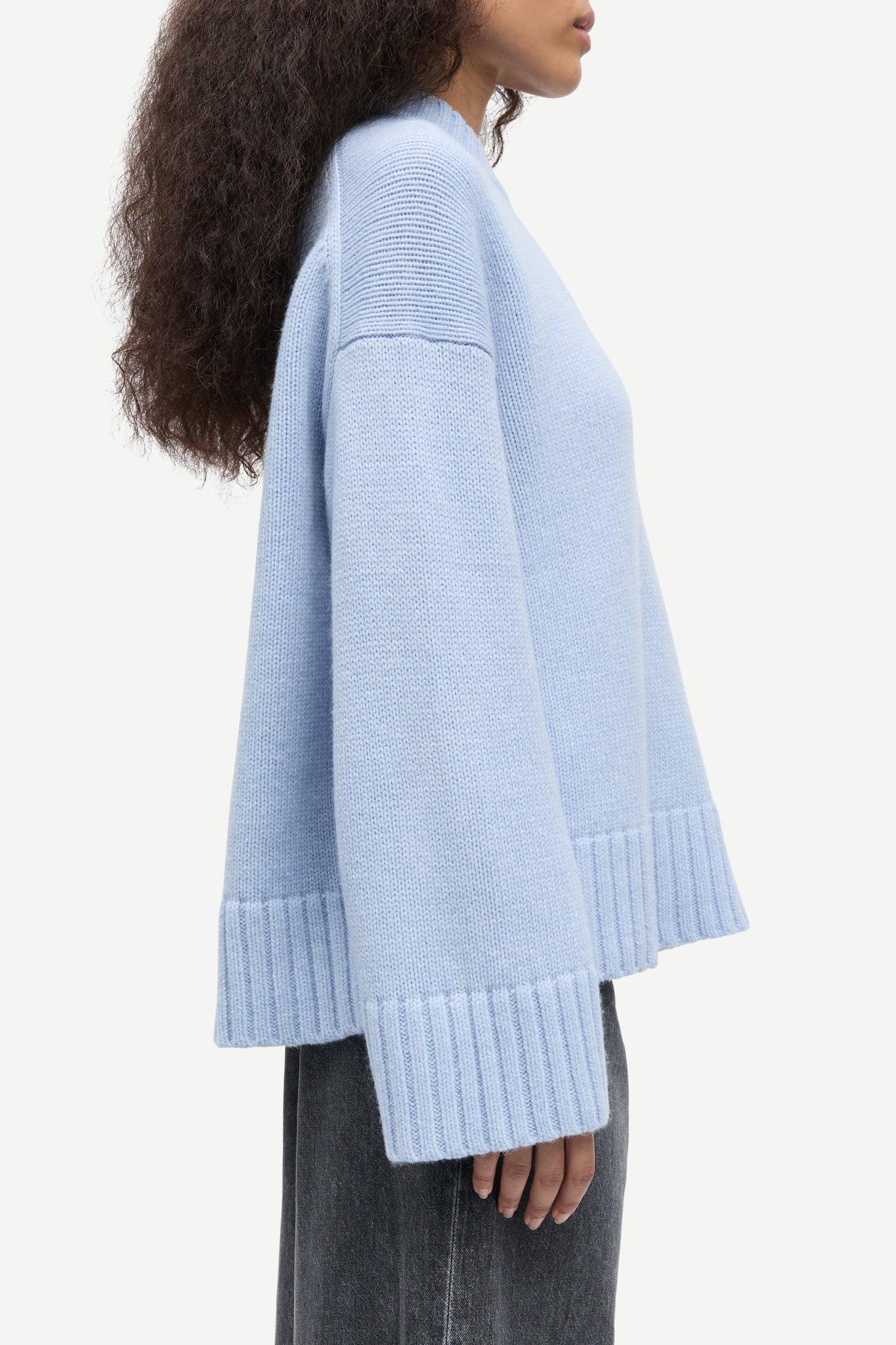 Sakeiku sweater in cashmere blue