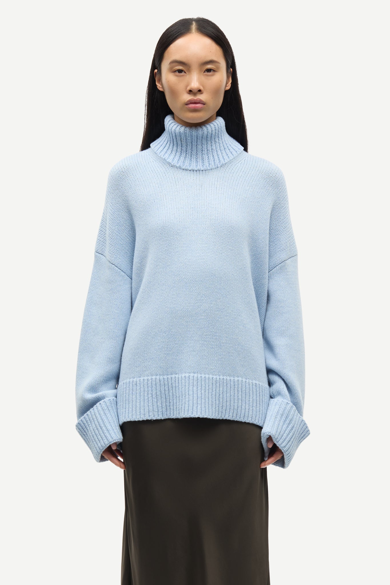 Sakeiku turtleneck in cashmere blue