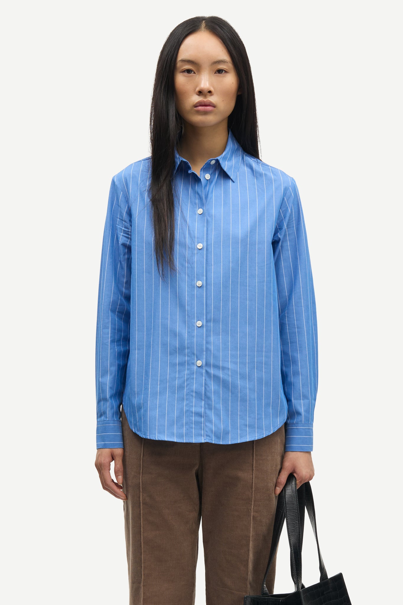 Samadisoni shirt in bright cobalt st.