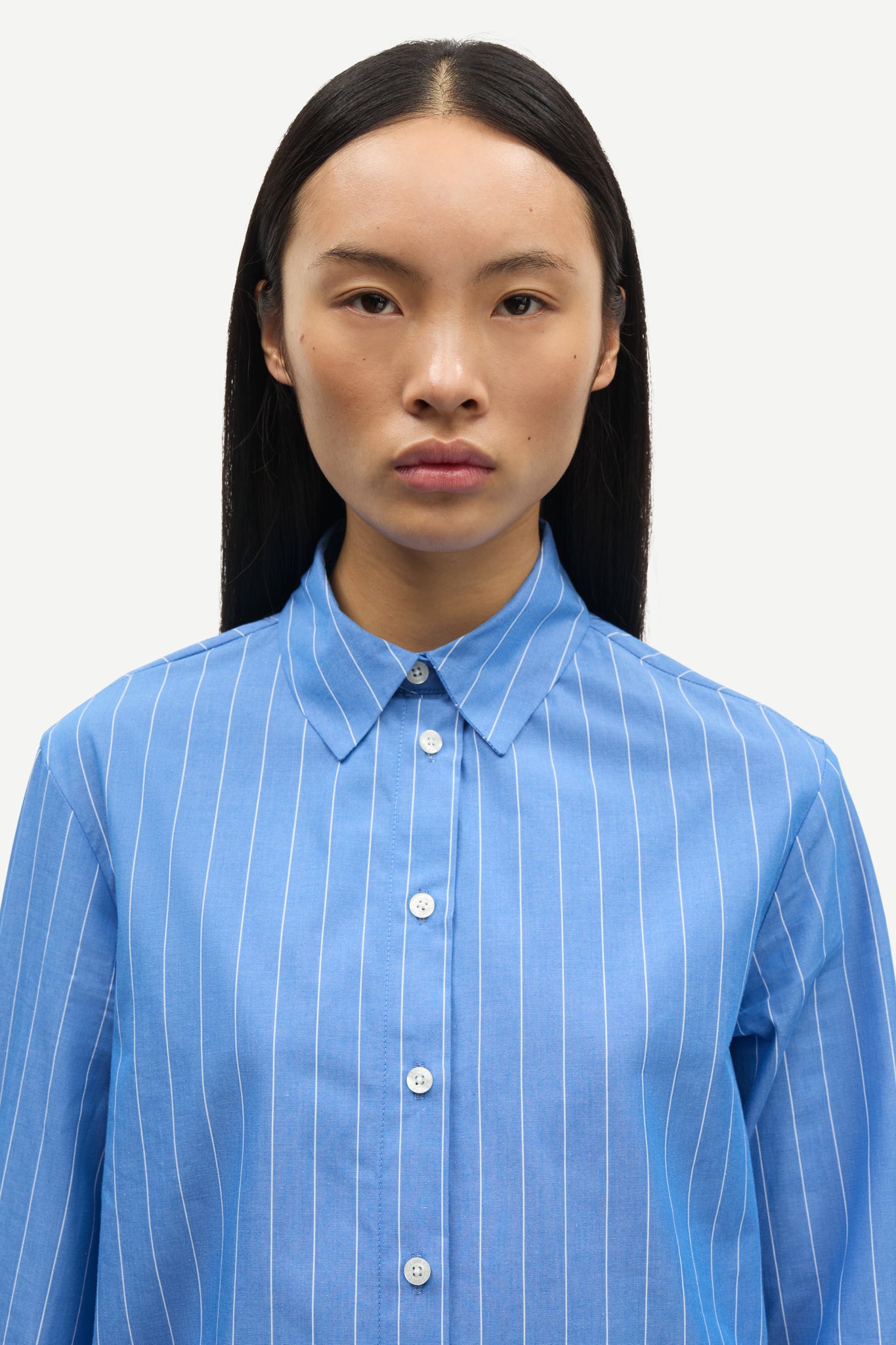 Samadisoni shirt in bright cobalt st.