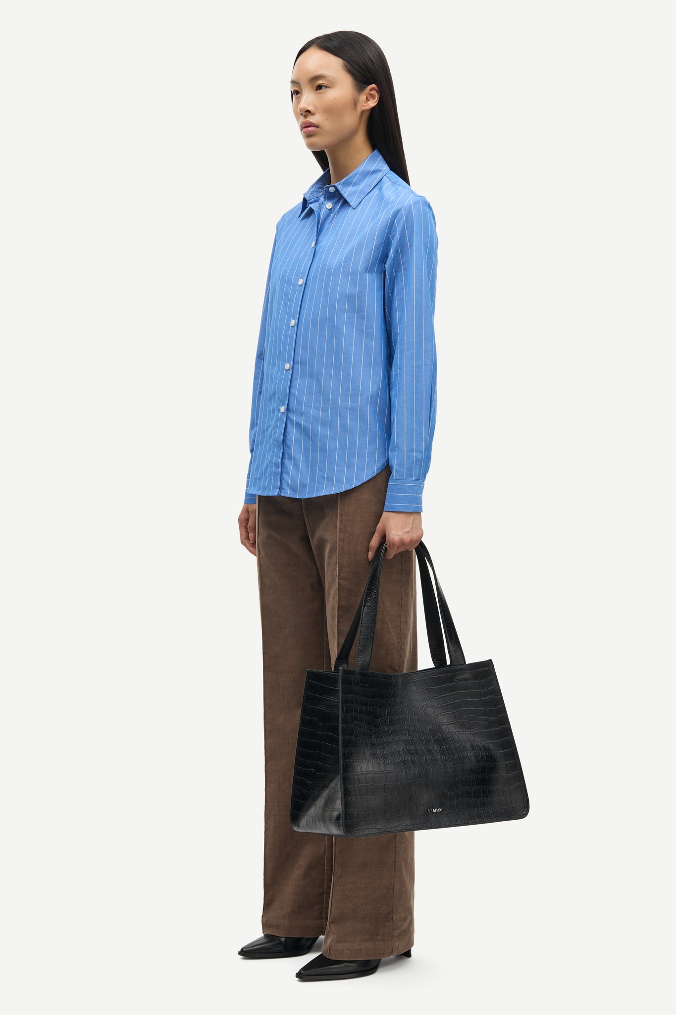 Samadisoni shirt in bright cobalt st.