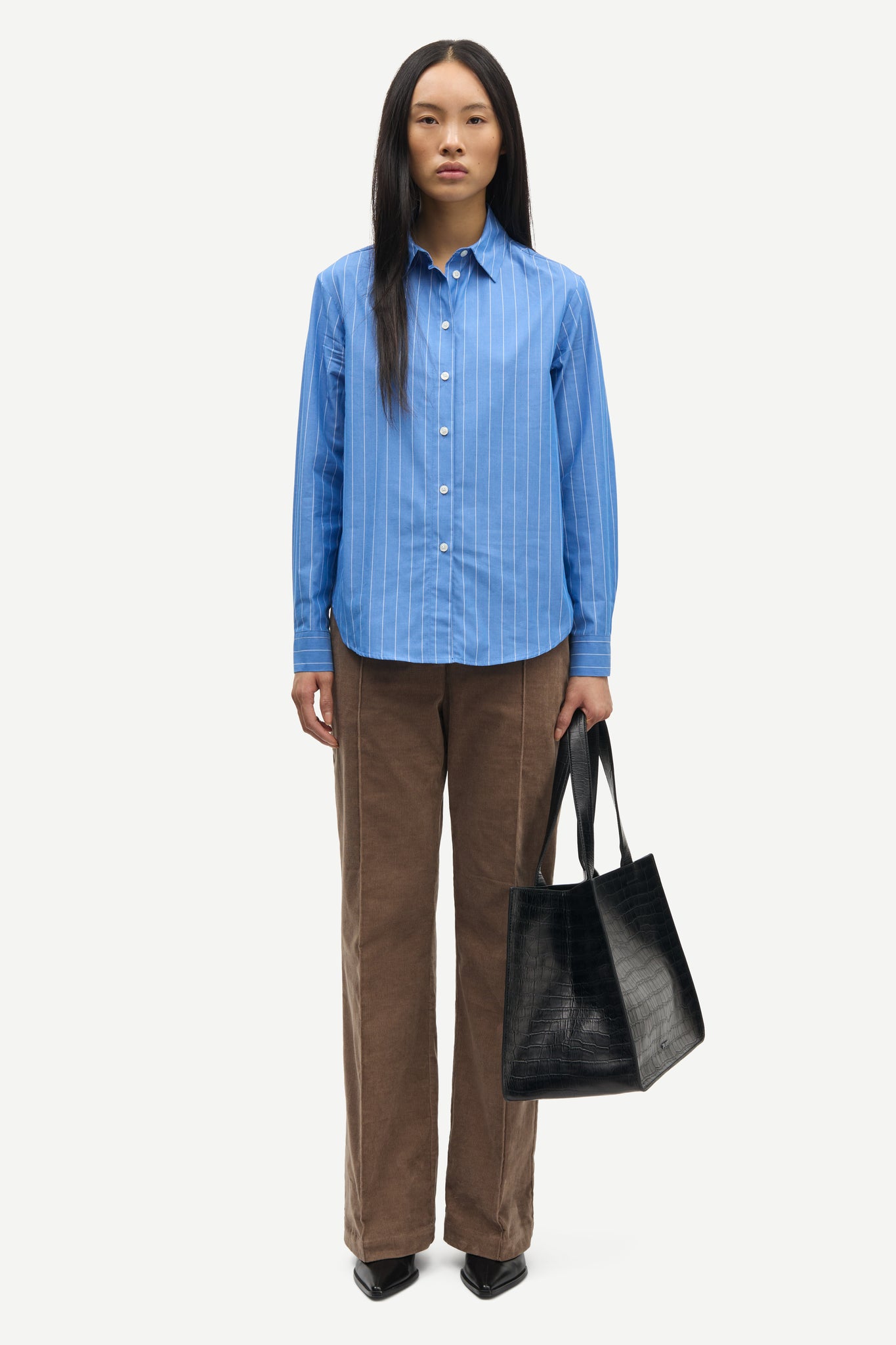 Samadisoni shirt in bright cobalt st.