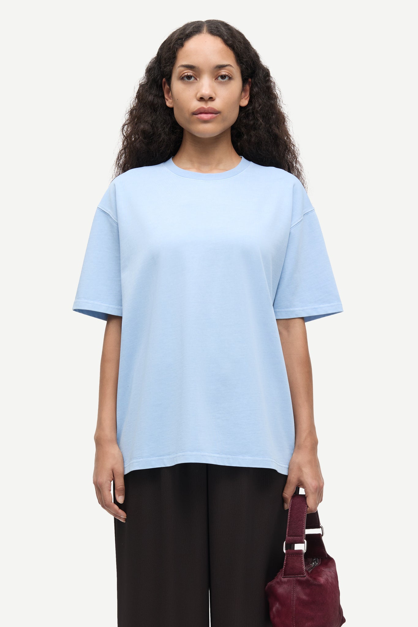 Eira t-shirt in cashmere blue pigment