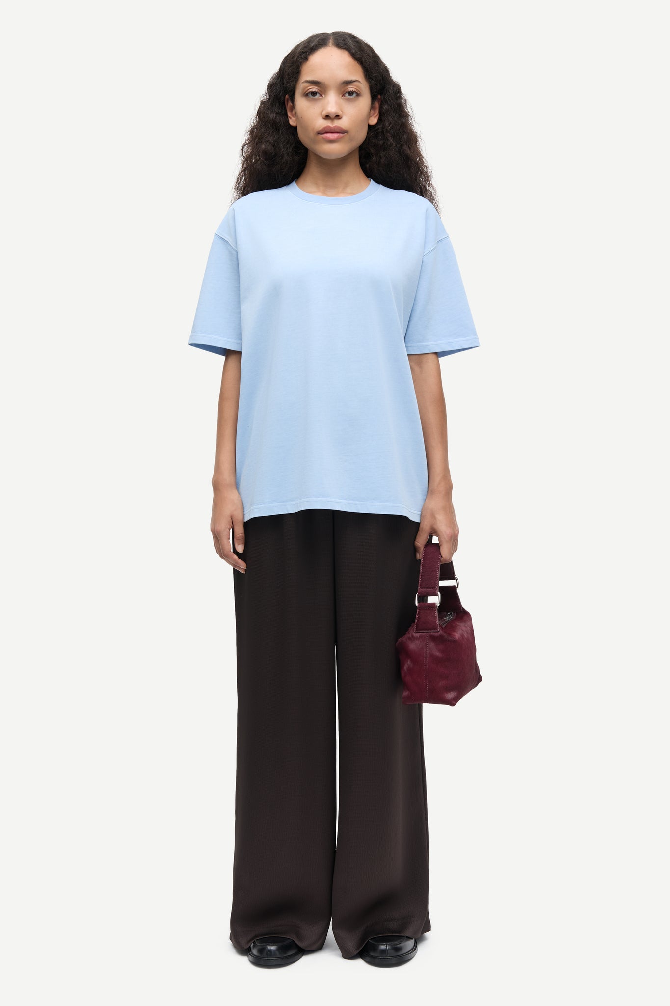 Eira t-shirt in cashmere blue pigment