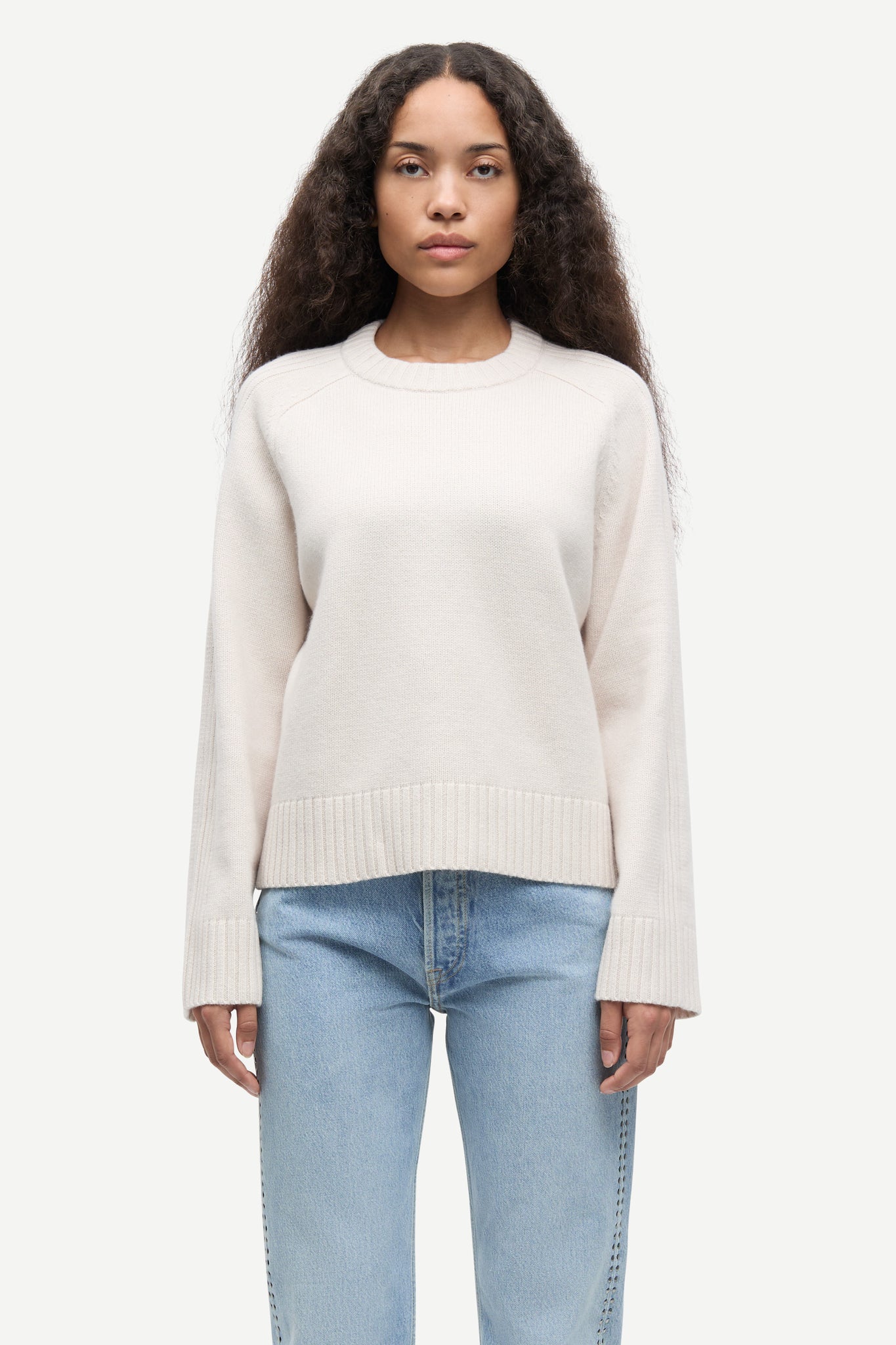 Satilly sweater in pumice stone