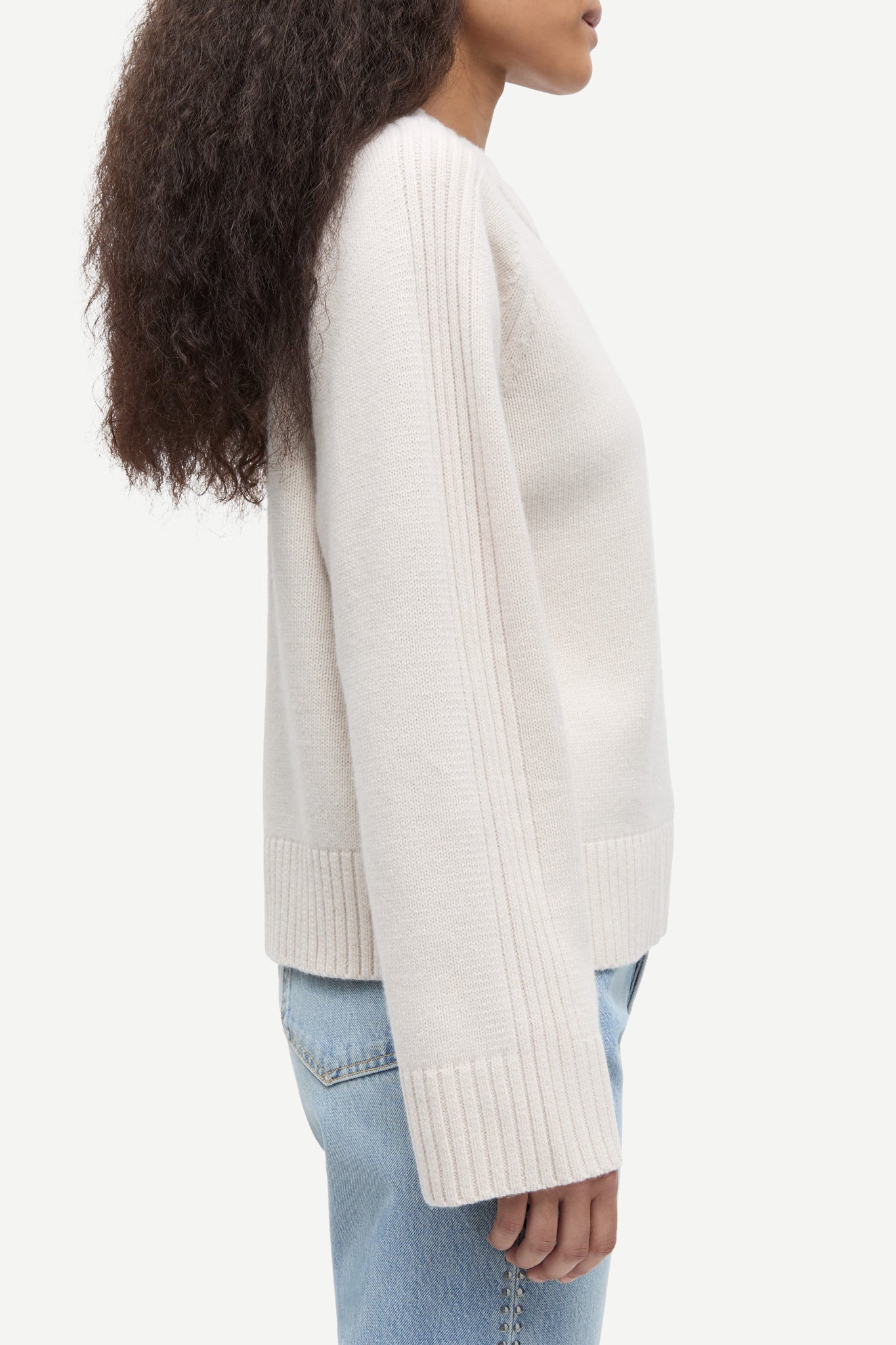 Satilly sweater in pumice stone