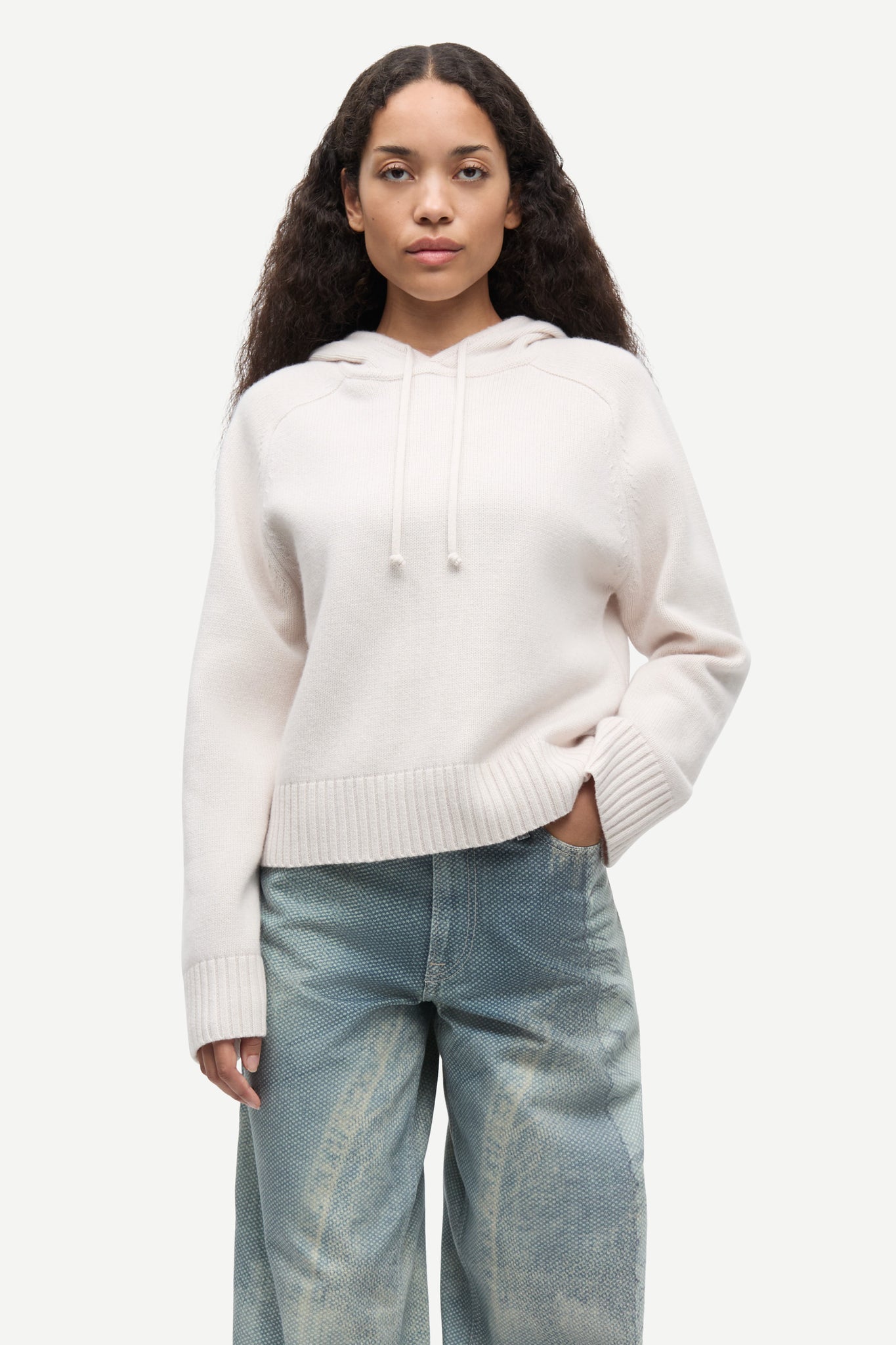 Satilly hoodie in pumice stone