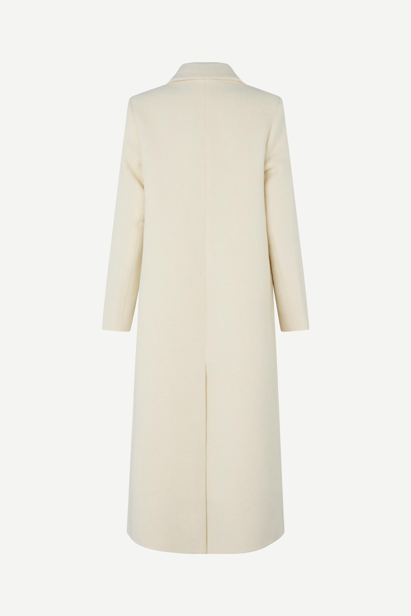 Falcon coat in clear cream