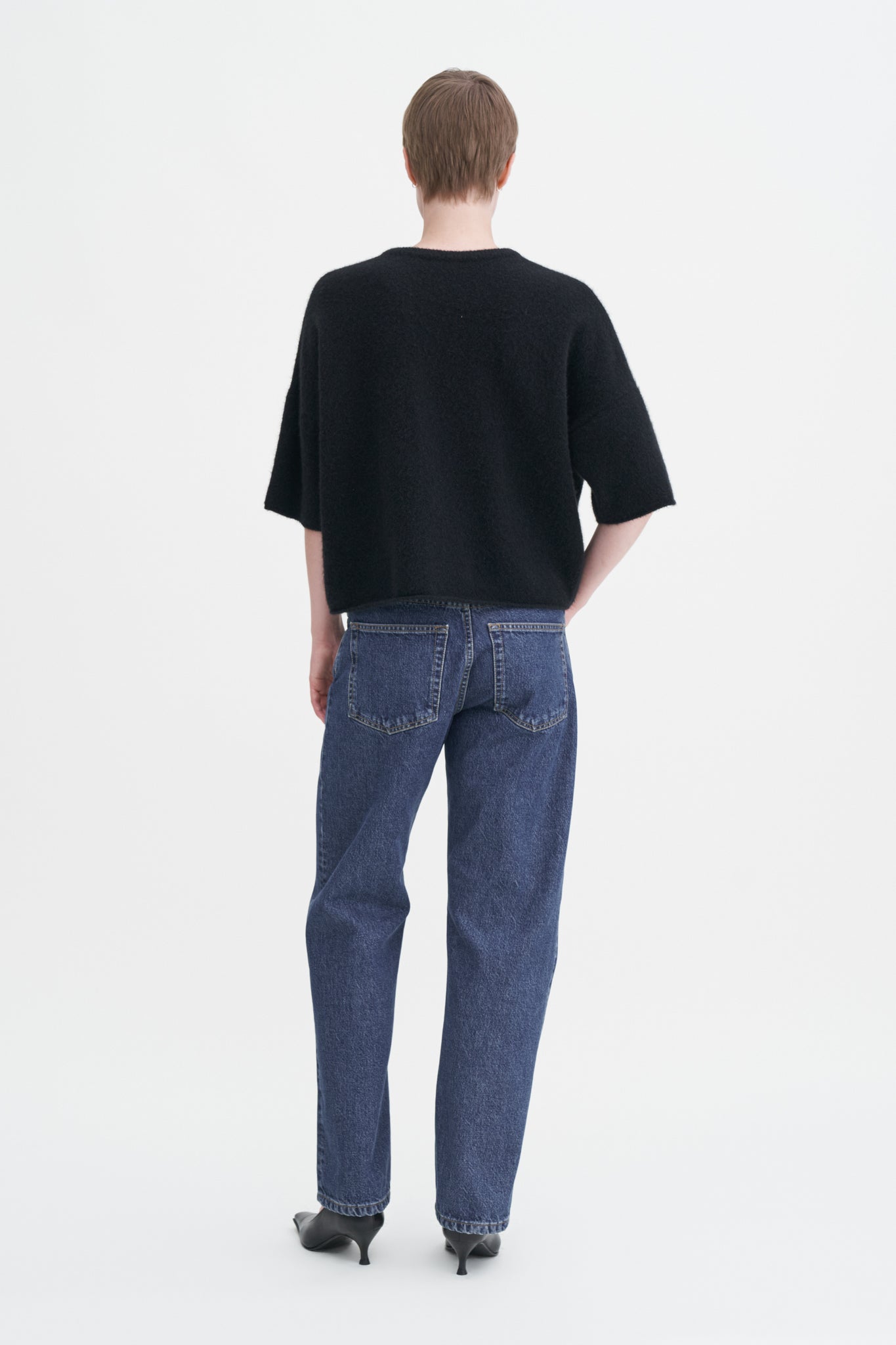 Yak tee in black by Filippa K
