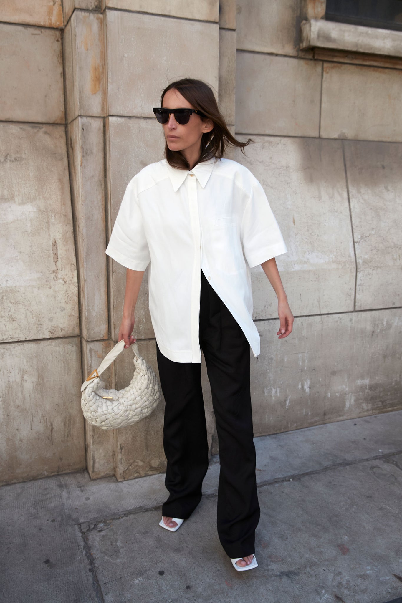 MOHELI SHIRT BY LOULOU STUDIO IN IVORY