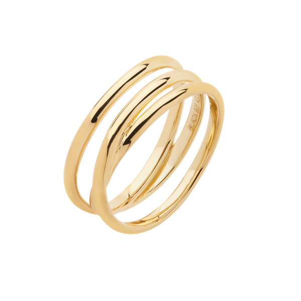 EMILIE WRAP RING IN GOLD BY MARIA BLACK