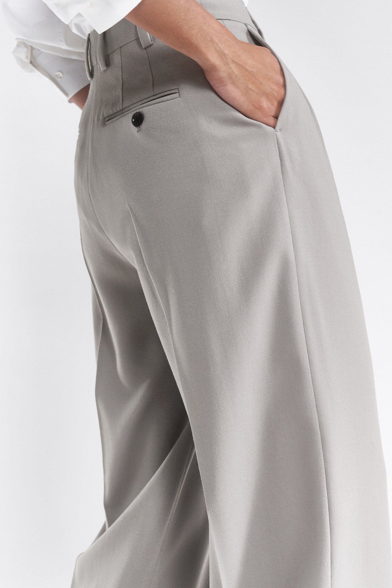 Filippa K Darcey wool trouser - warm grey