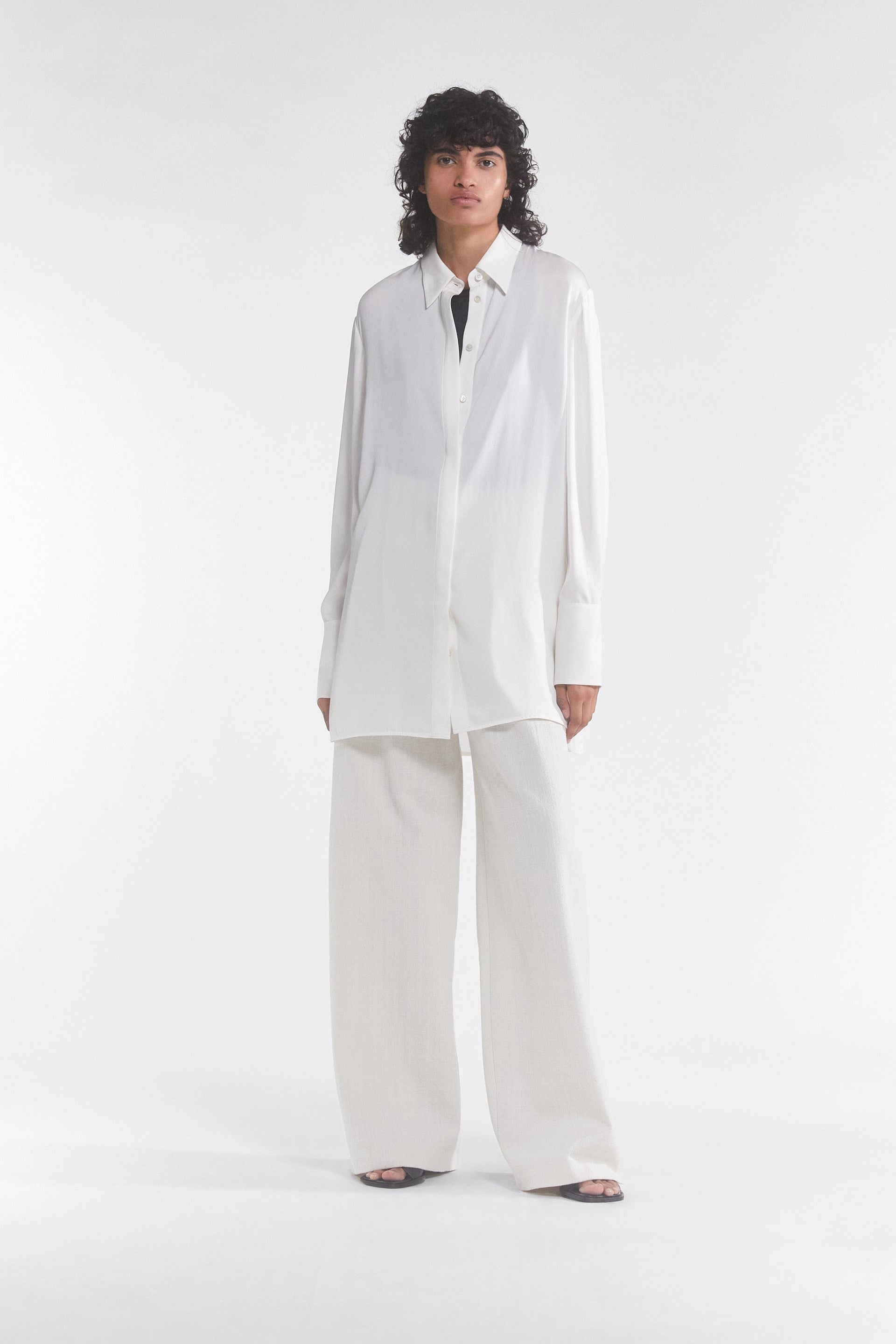 Filippa K Leah silk shirt - white – BEYOND STUDIOS