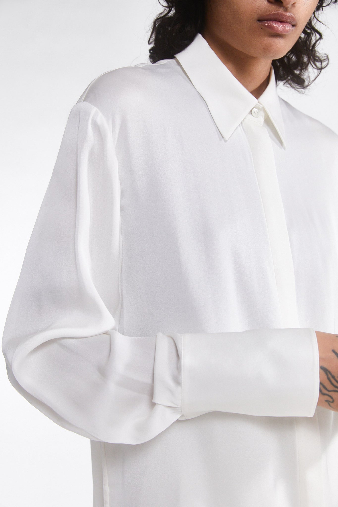 Filippa K Leah silk shirt - white
