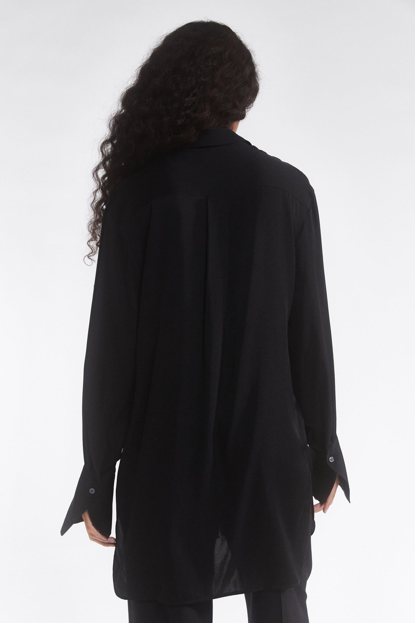 Filippa K Leah silk shirt - black