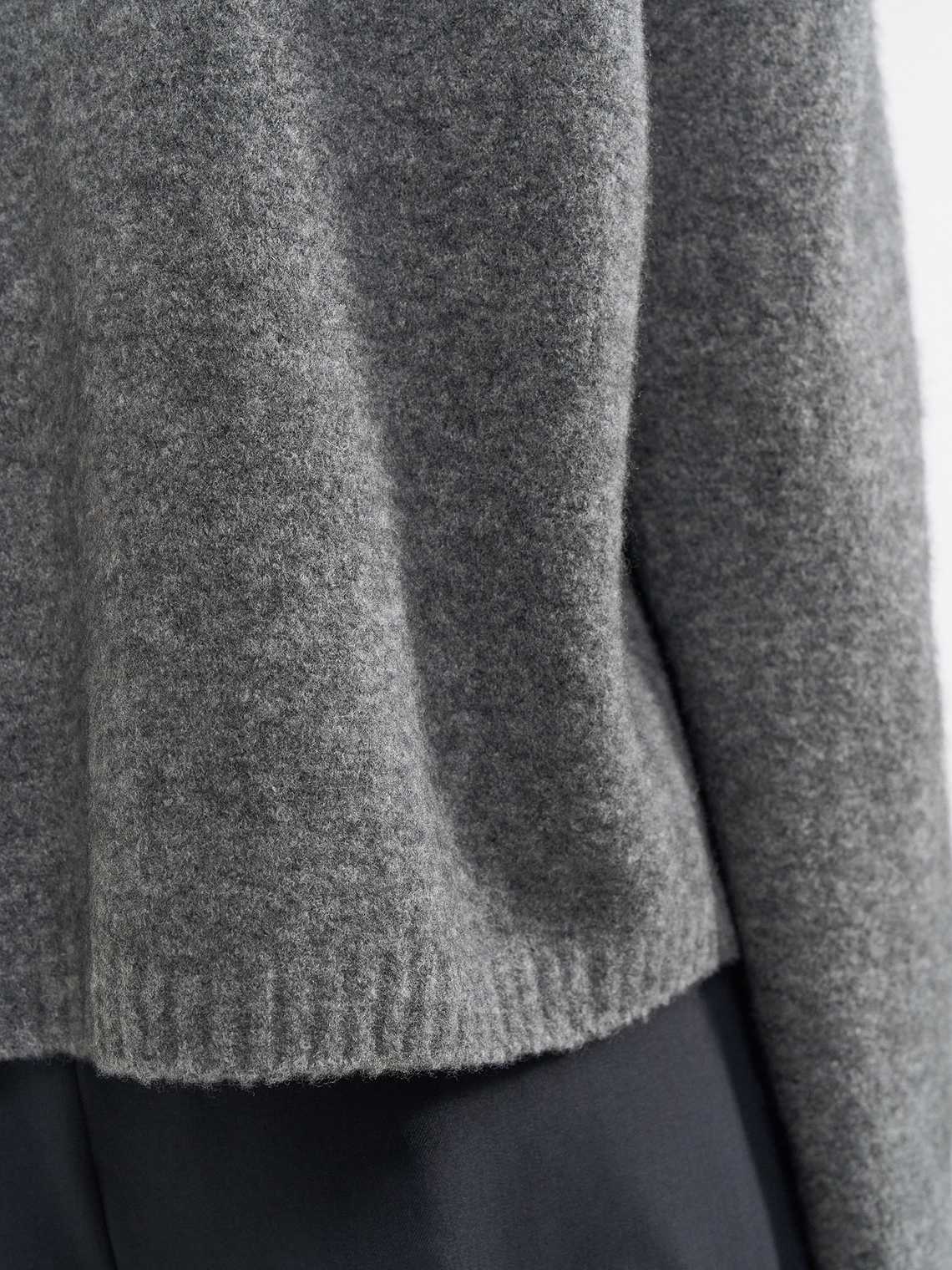 Adrienne Yak Cardigan by Filippa K in mid grey melange