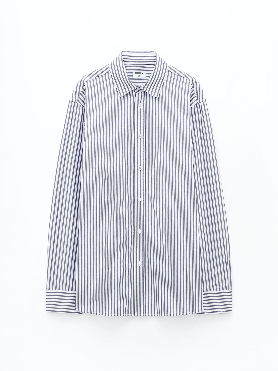 Striped cotton shirt by Filippa K - blue white