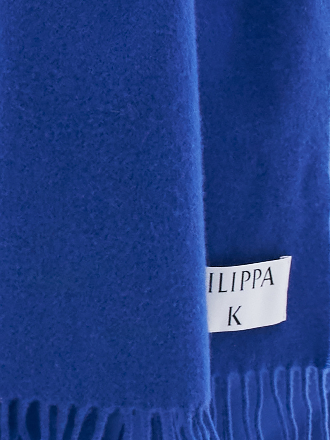 Cashmere blend scarf by Filippa K in pacific blue