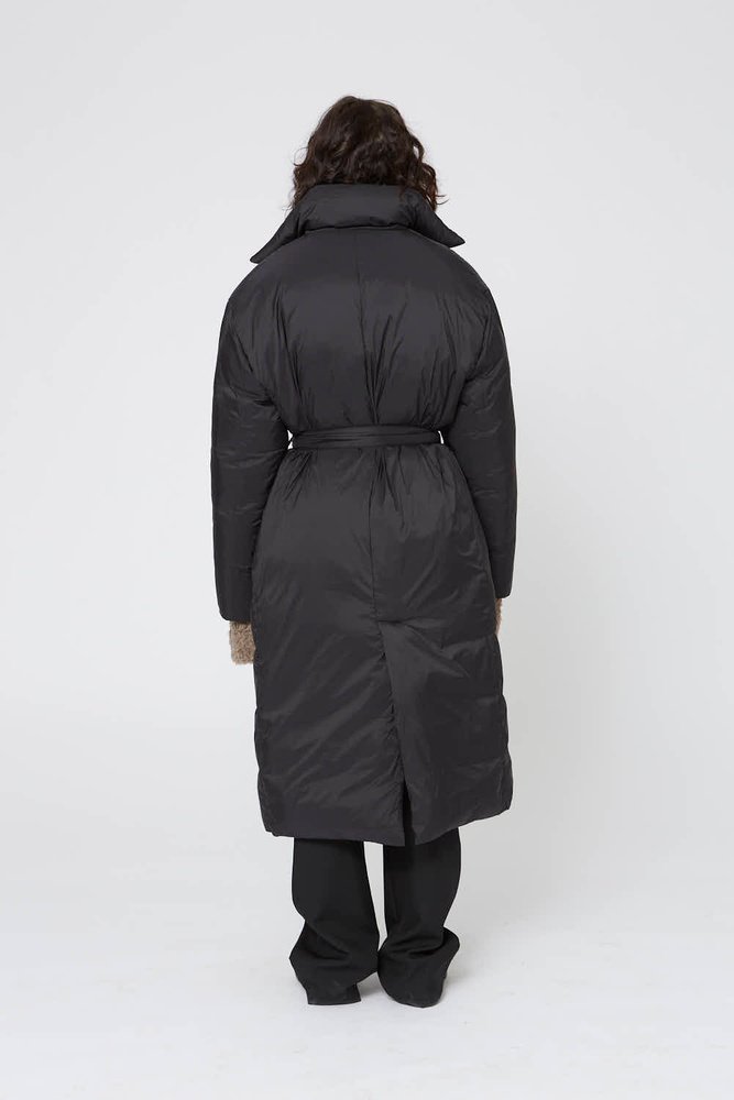 SNOW COAT IN BLACK BY HOPE