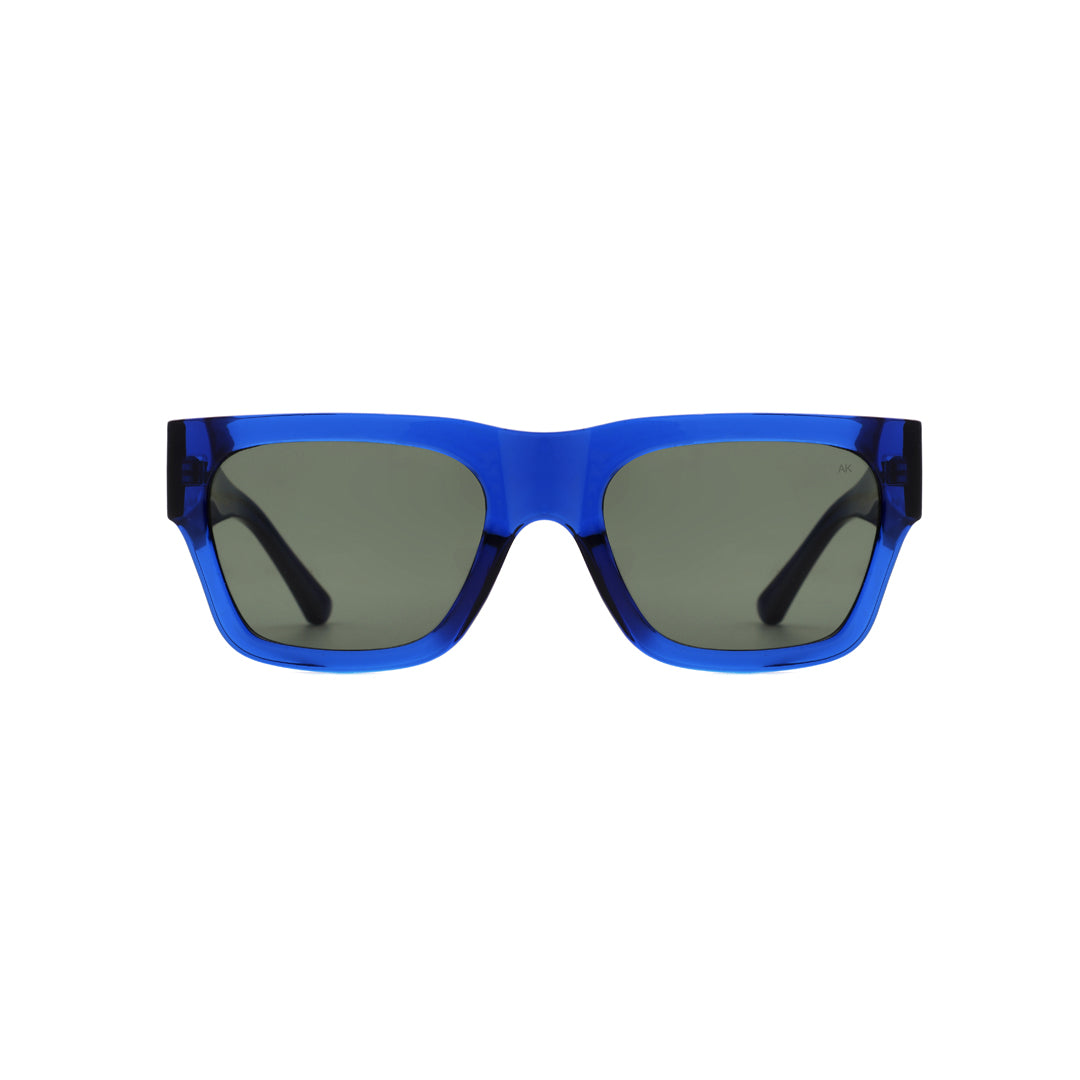 Agnes sunglasses in dark blue transparent
