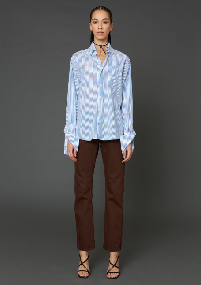 Brave shirt in blue stripe by Hope