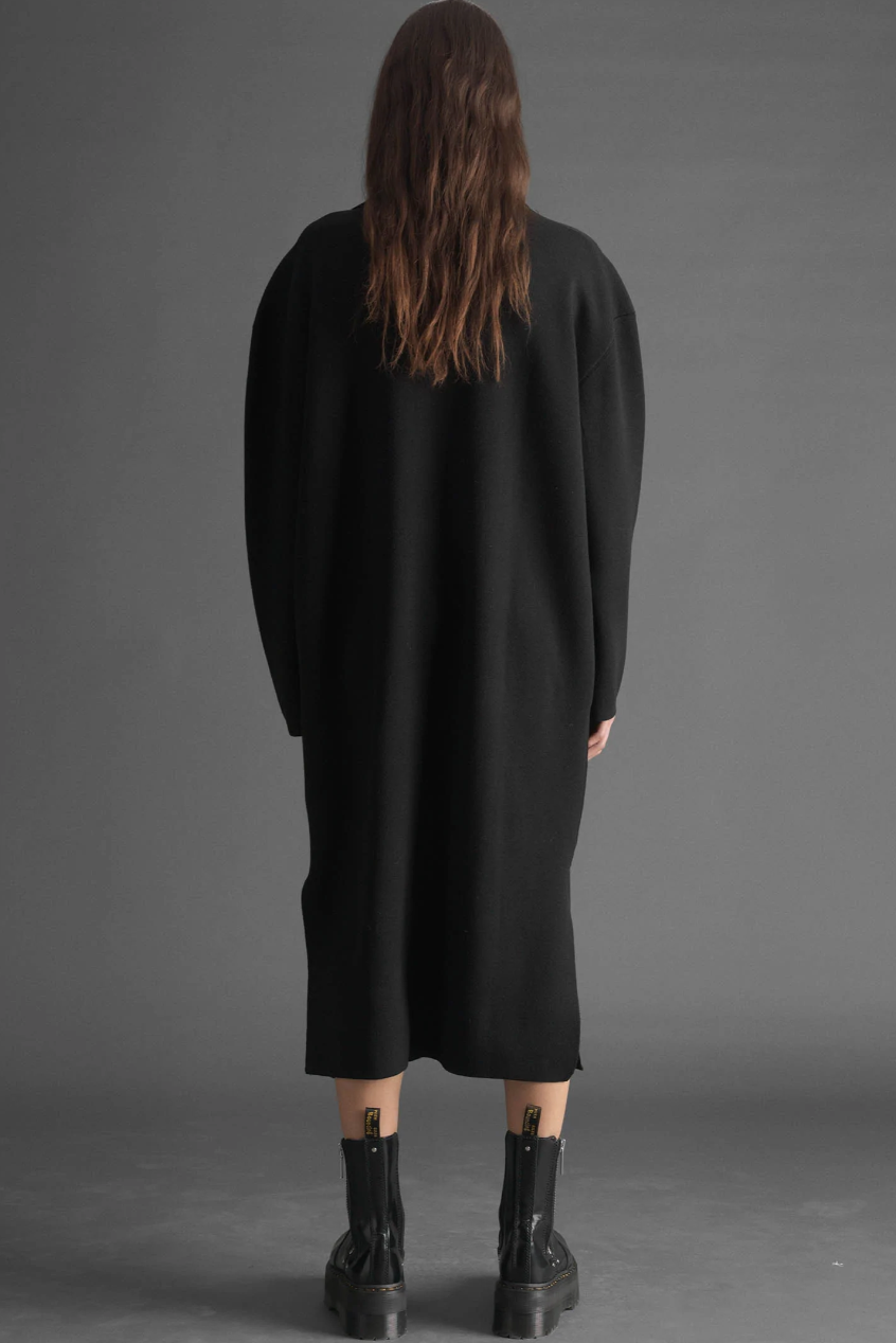 Boom dress by Hope - black milano knit
