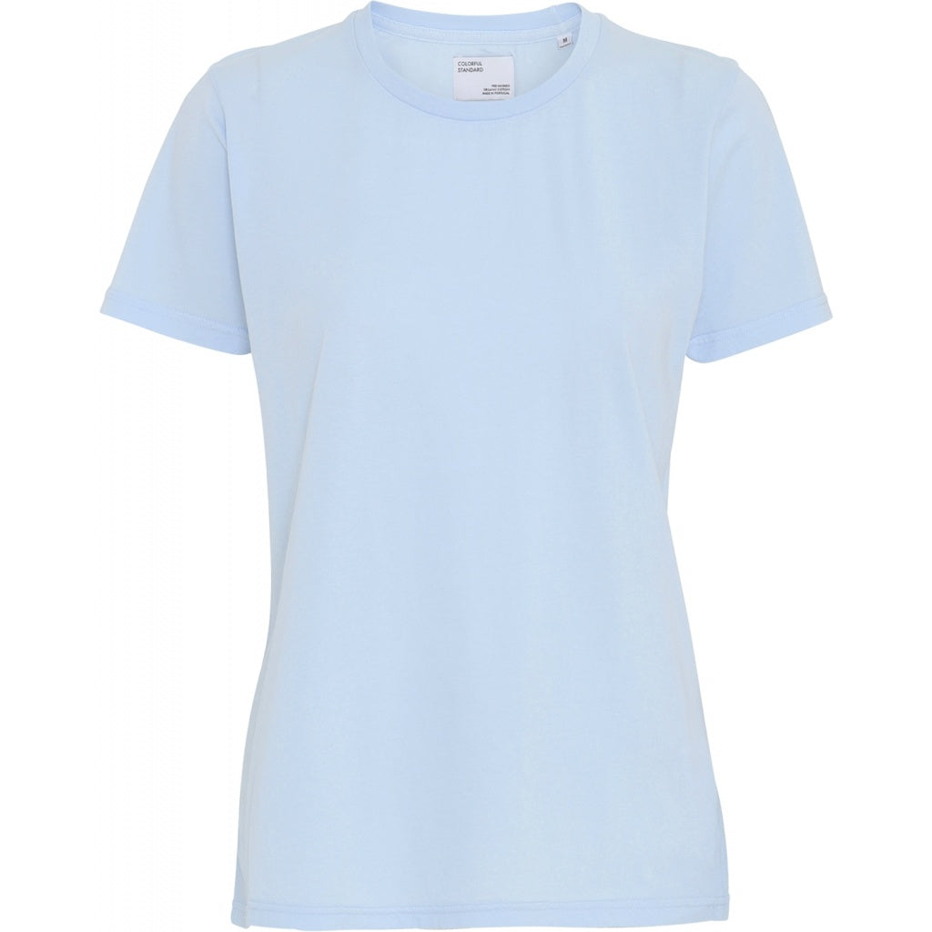 Light organic tee in polar blue