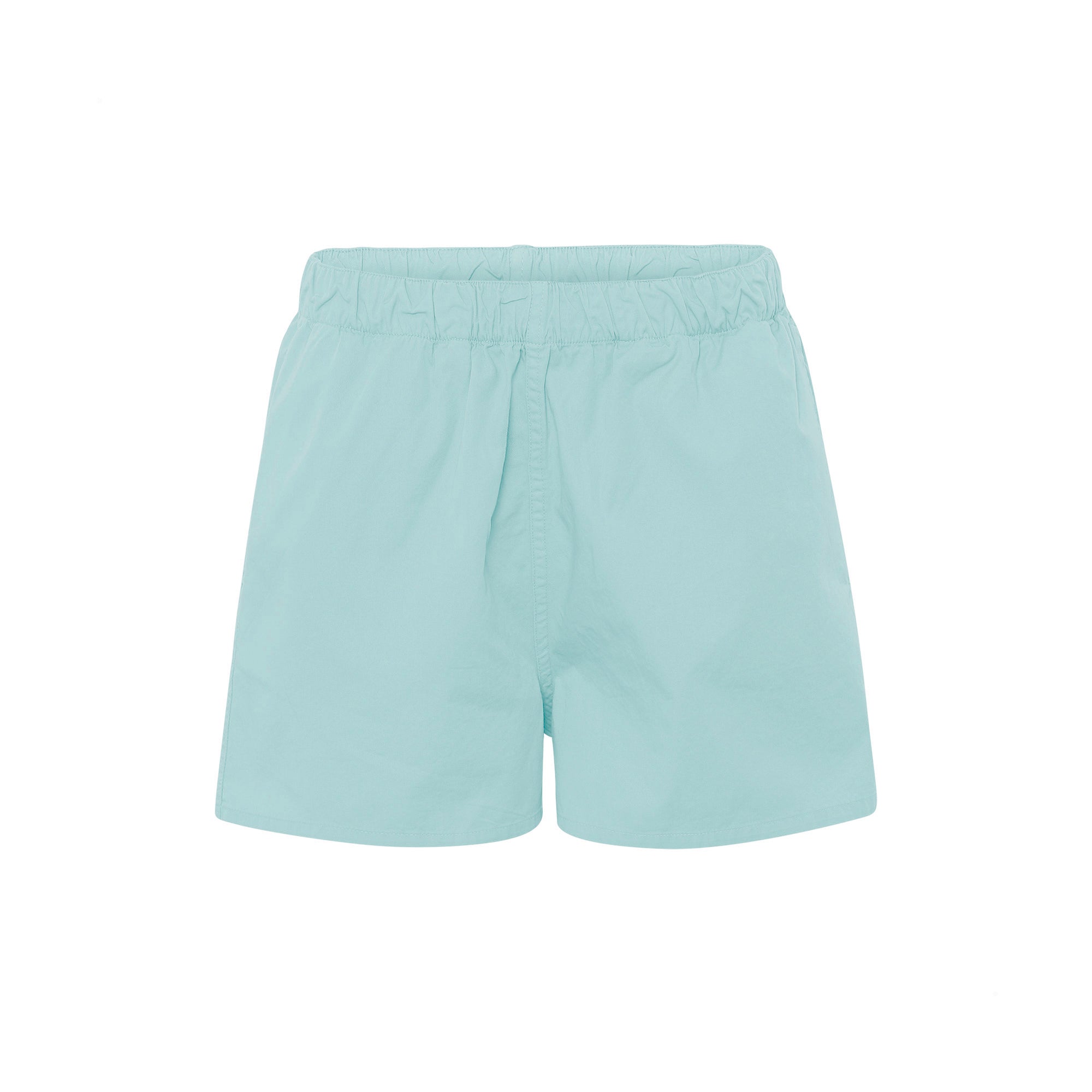 Organic twill shorts - teal blue