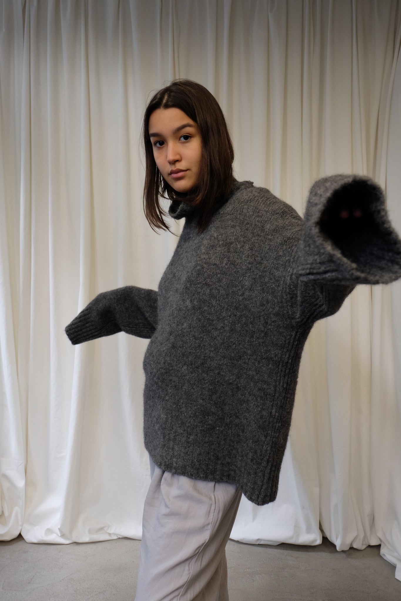 EXTREME OVERSIZED ALPACA PULLOVER BY HOUSE OF DAGMAR