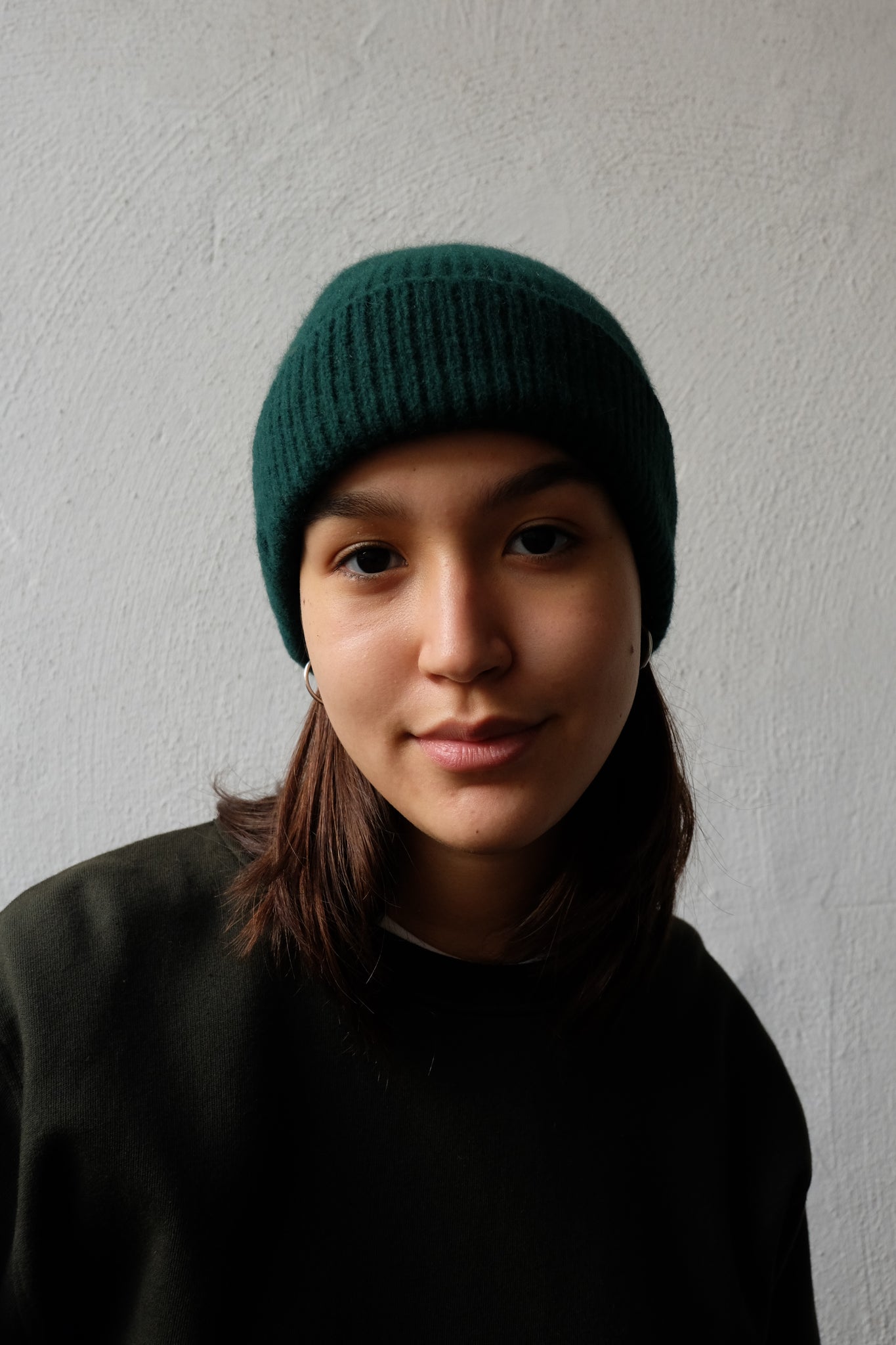 BEANIE IN MOSS BY LE BONNET