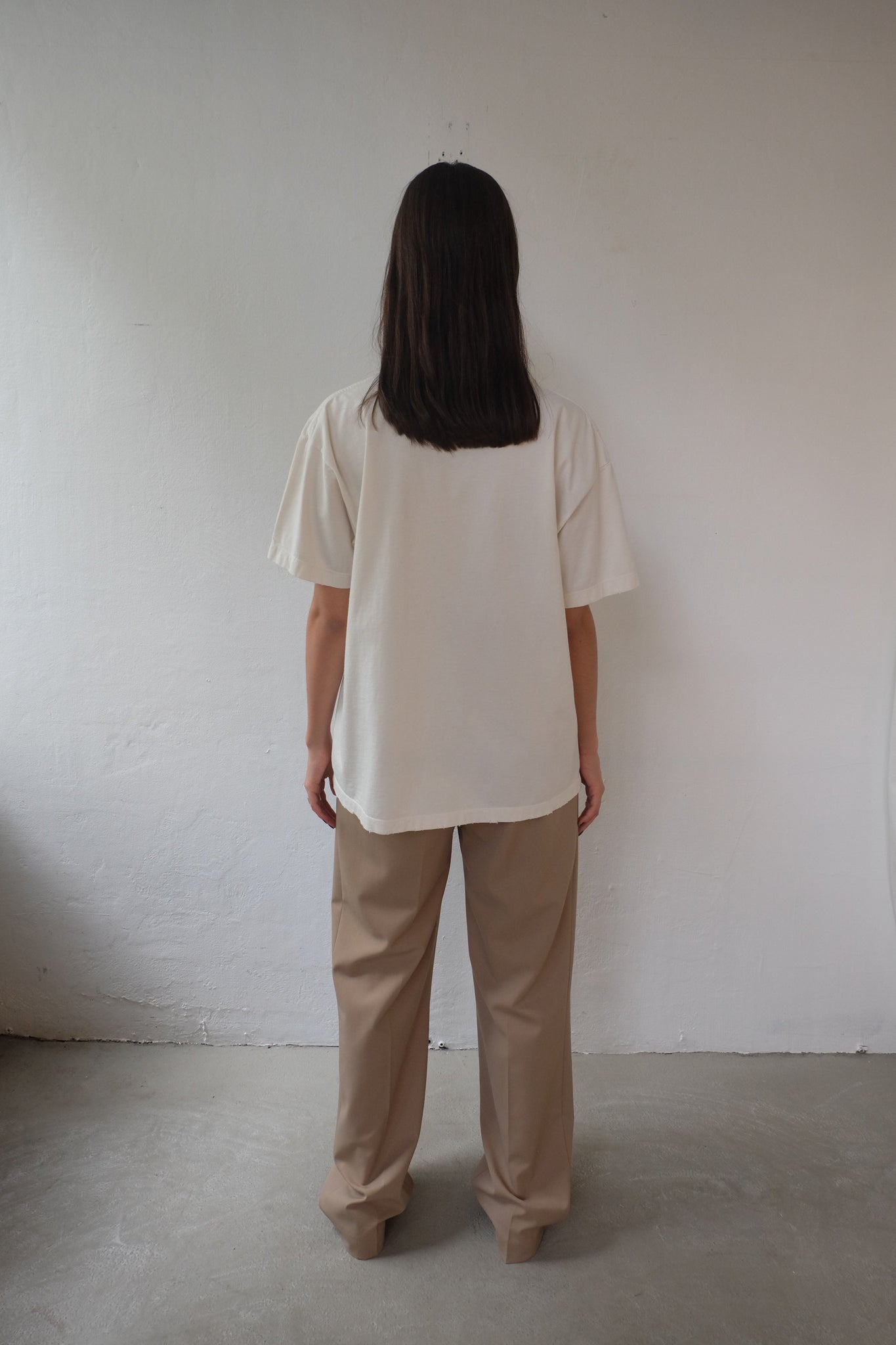 HOPE HEAVY COTTON UNISEX SHIRT IN OFF WHITE - BEYOND STUDIOS