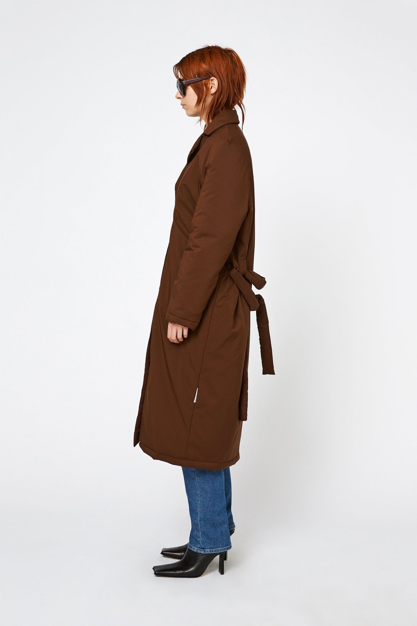 Esther coat in toffee by Won Hundred
