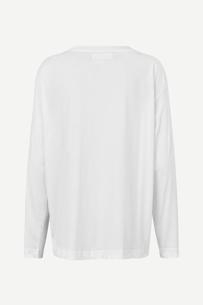 PERFECT LOOSE LONGSLEEVE IN WHITE