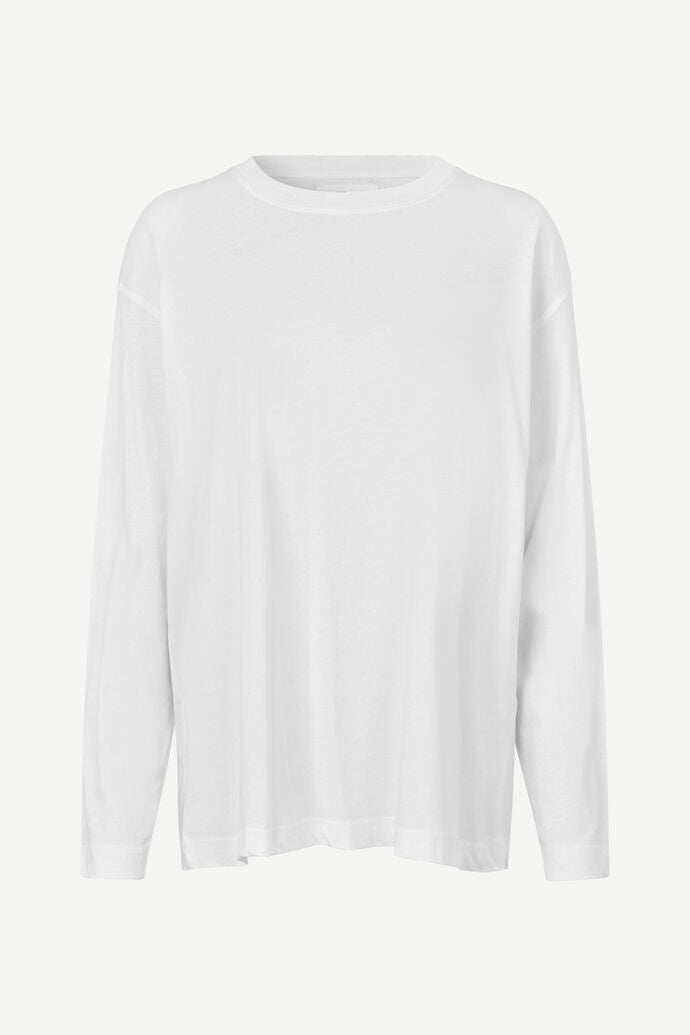 PERFECT LOOSE LONGSLEEVE IN WHITE