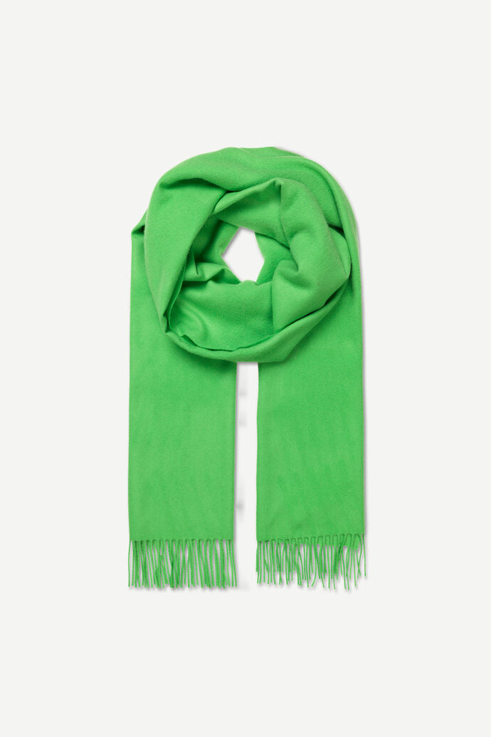 Accola maxi scarf in vibrant green