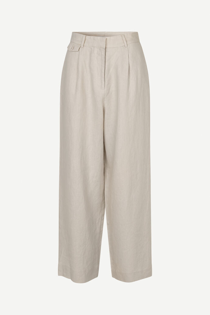 Saoirse linen trousers in oatmeal