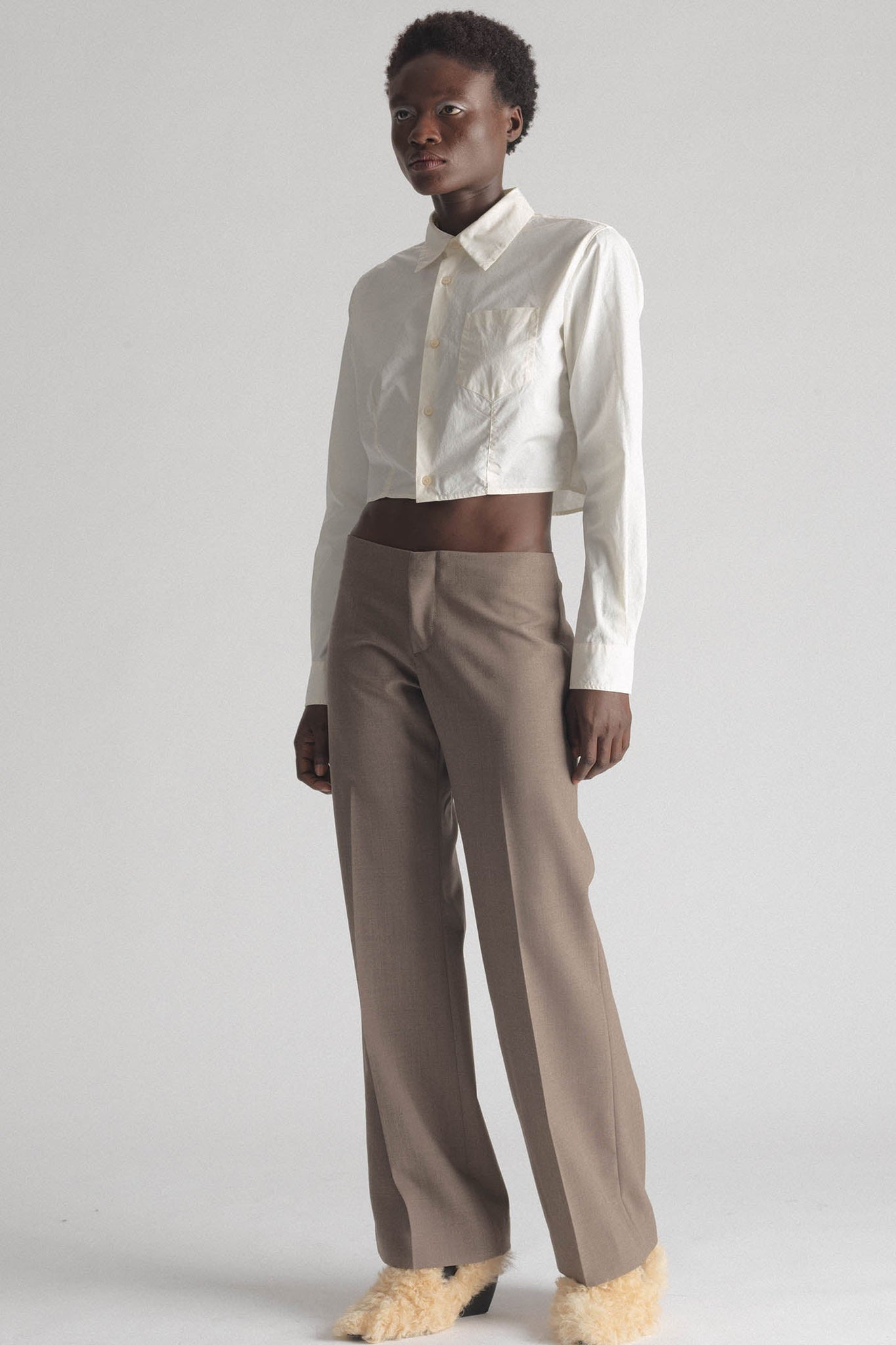 Aspect trousers by Hope - sand tailored wool