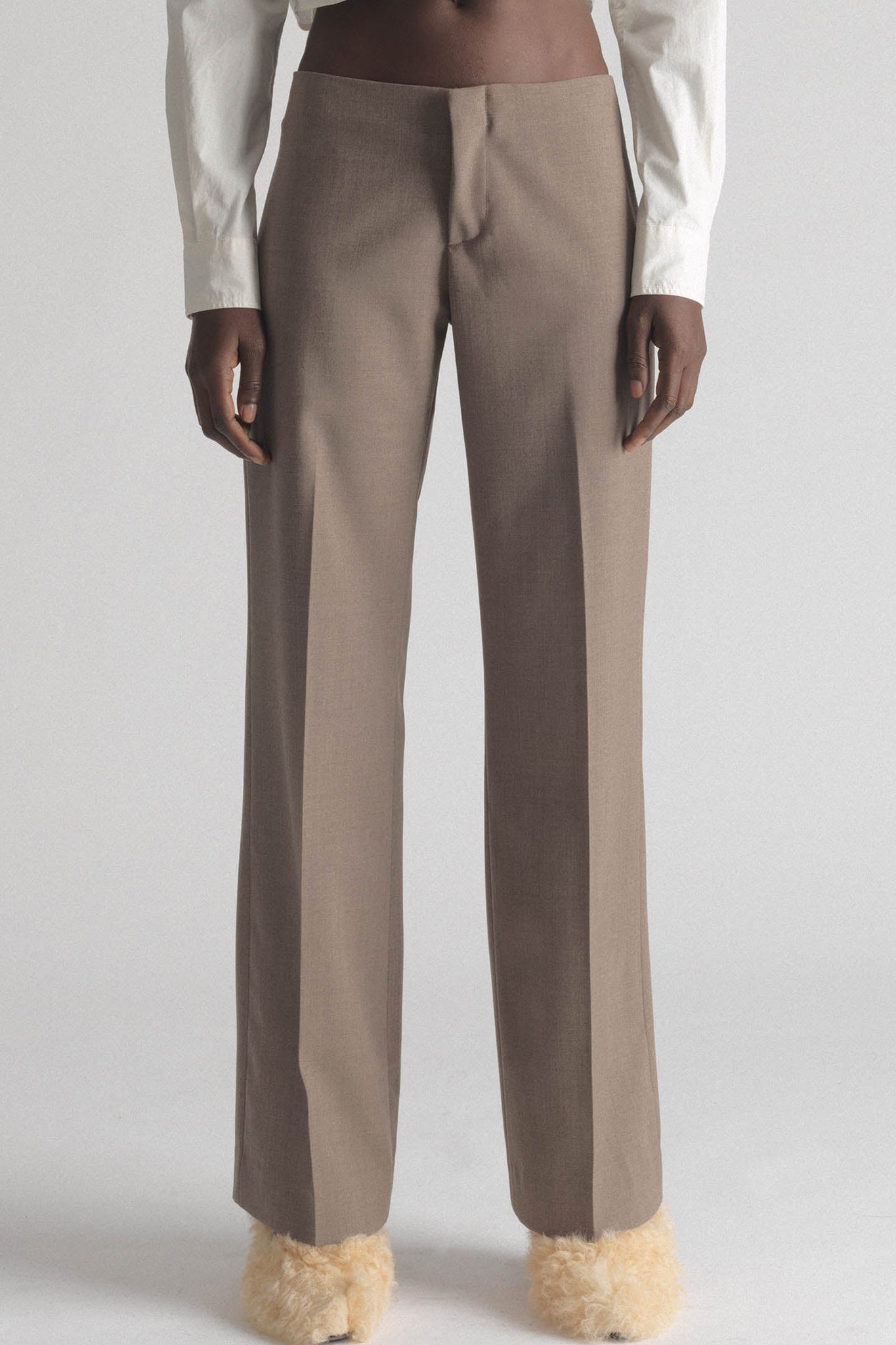 Aspect trousers by Hope - sand tailored wool