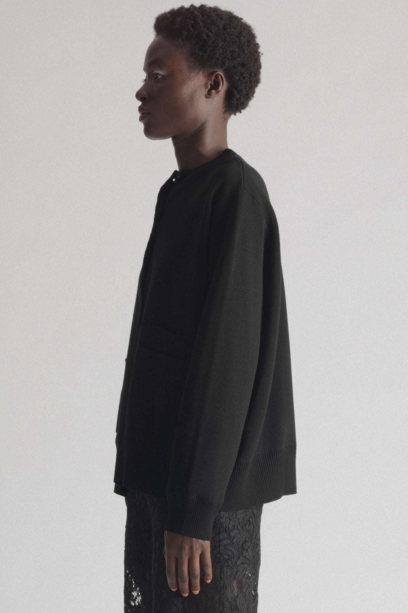 Coco cardigan by Hope - black milano knit