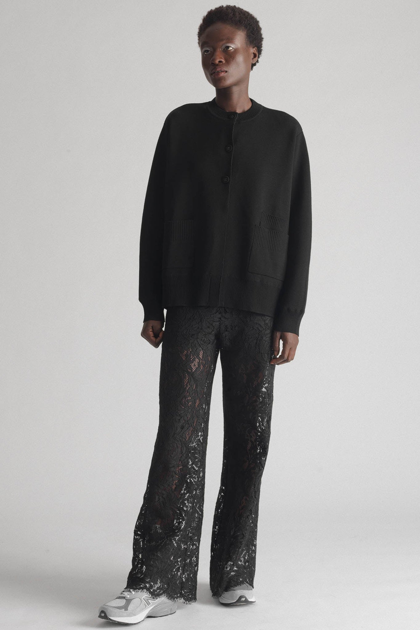 Coco cardigan by Hope - black milano knit