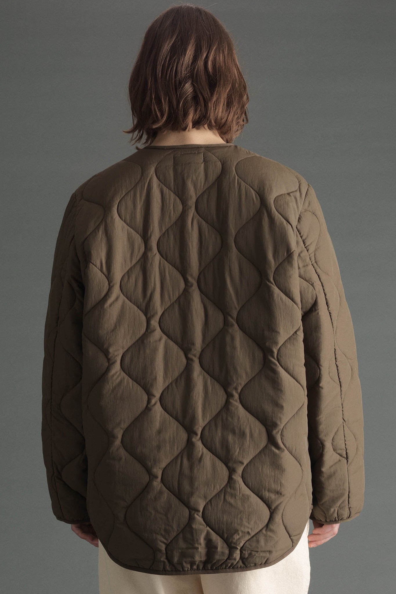 Highland jacket by Hope - olive quilt