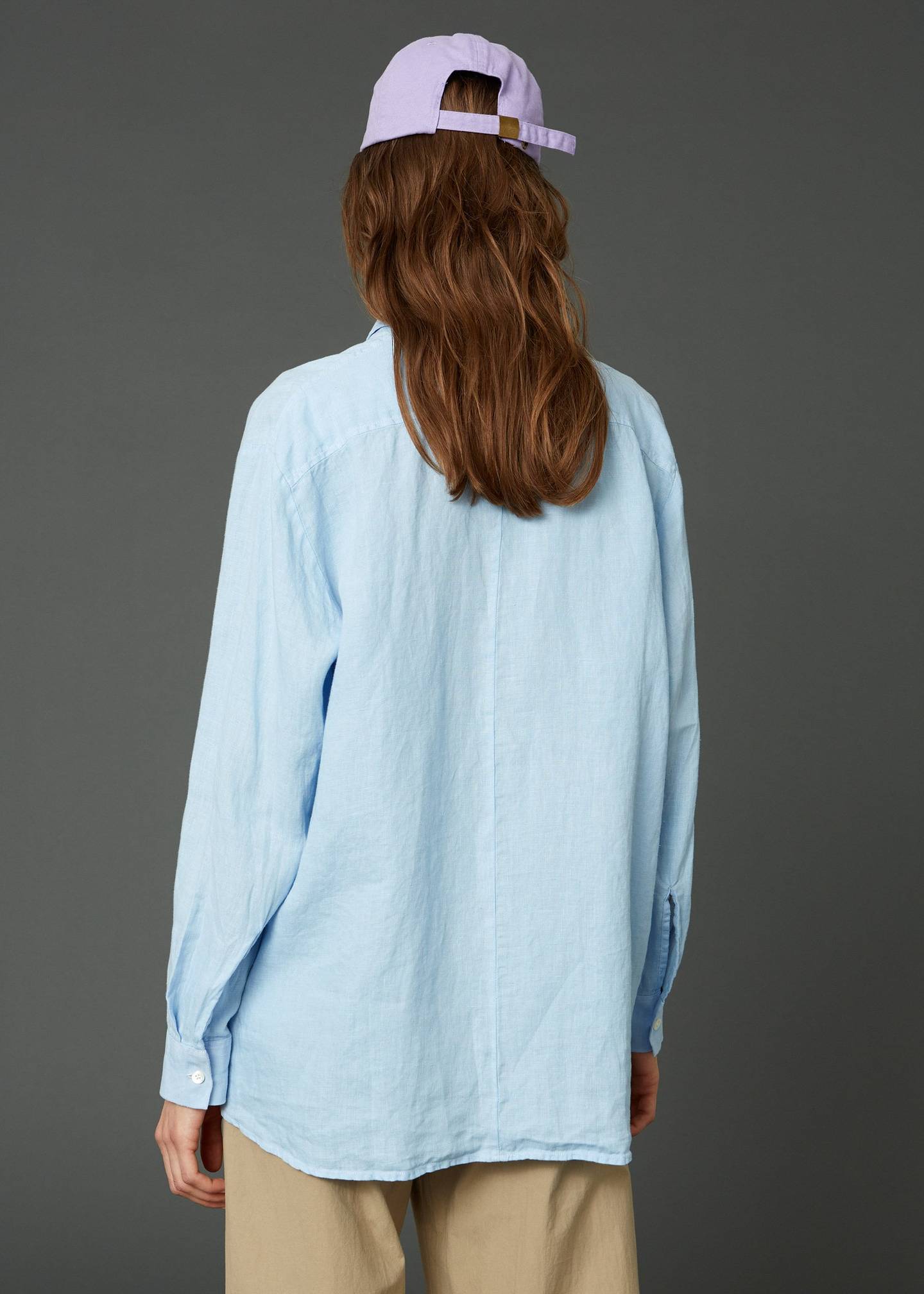LINEN SHIRT IN BLUE BY HOPE