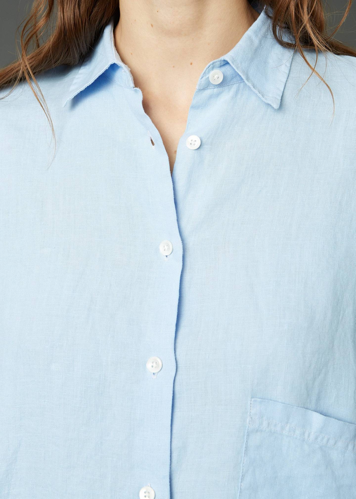 LINEN SHIRT IN BLUE BY HOPE